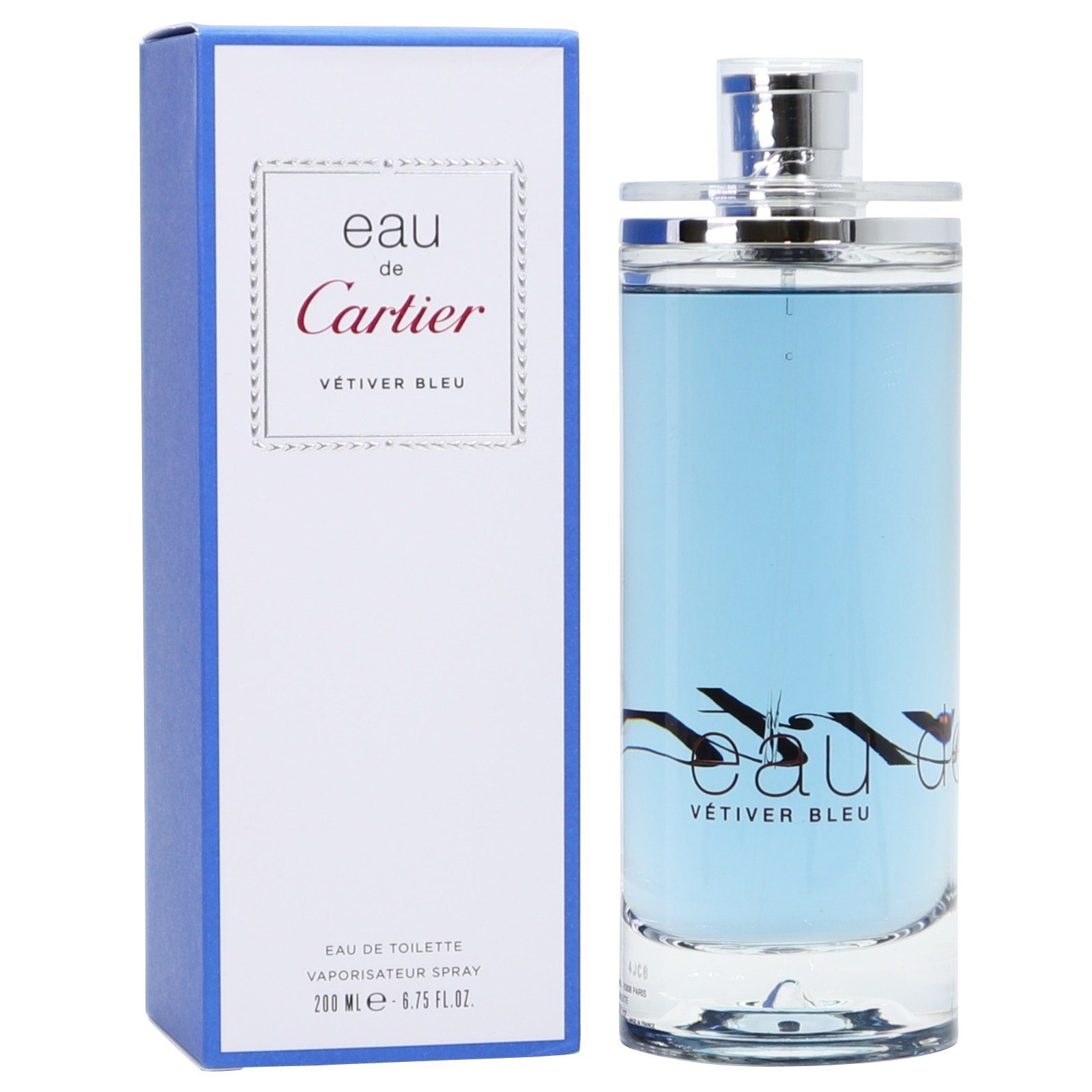 Cartier Eau de de Cartier 200 Bleu Toilette Toilette de Vetiver Spray Eau ml Eau