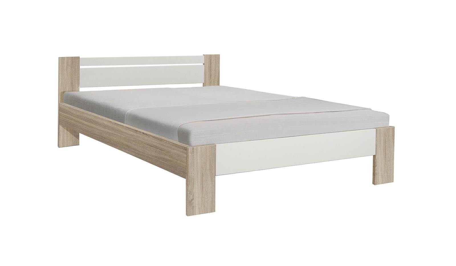 PREISBRECHER Futonbett Vega, 145 x 35-71 x 204 cm (B/H/T)