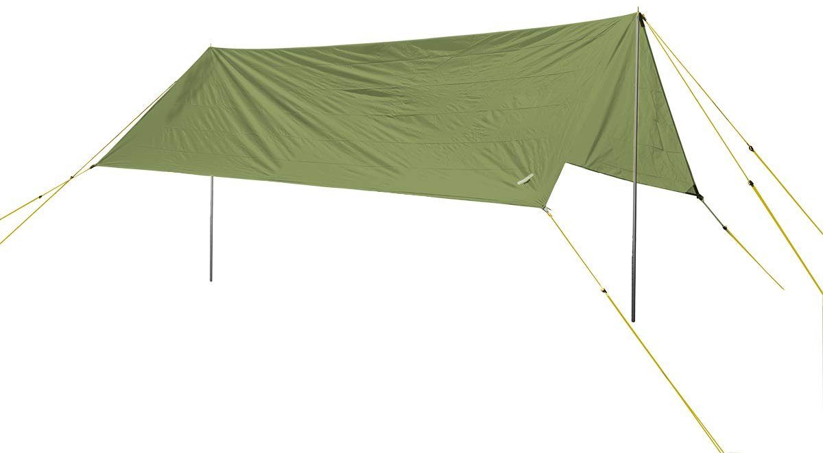 Wechsel Tents Tarp-Zelt Tarp L - Extrem reißfestes Zeltdach, 400 x 435 cm, Grün