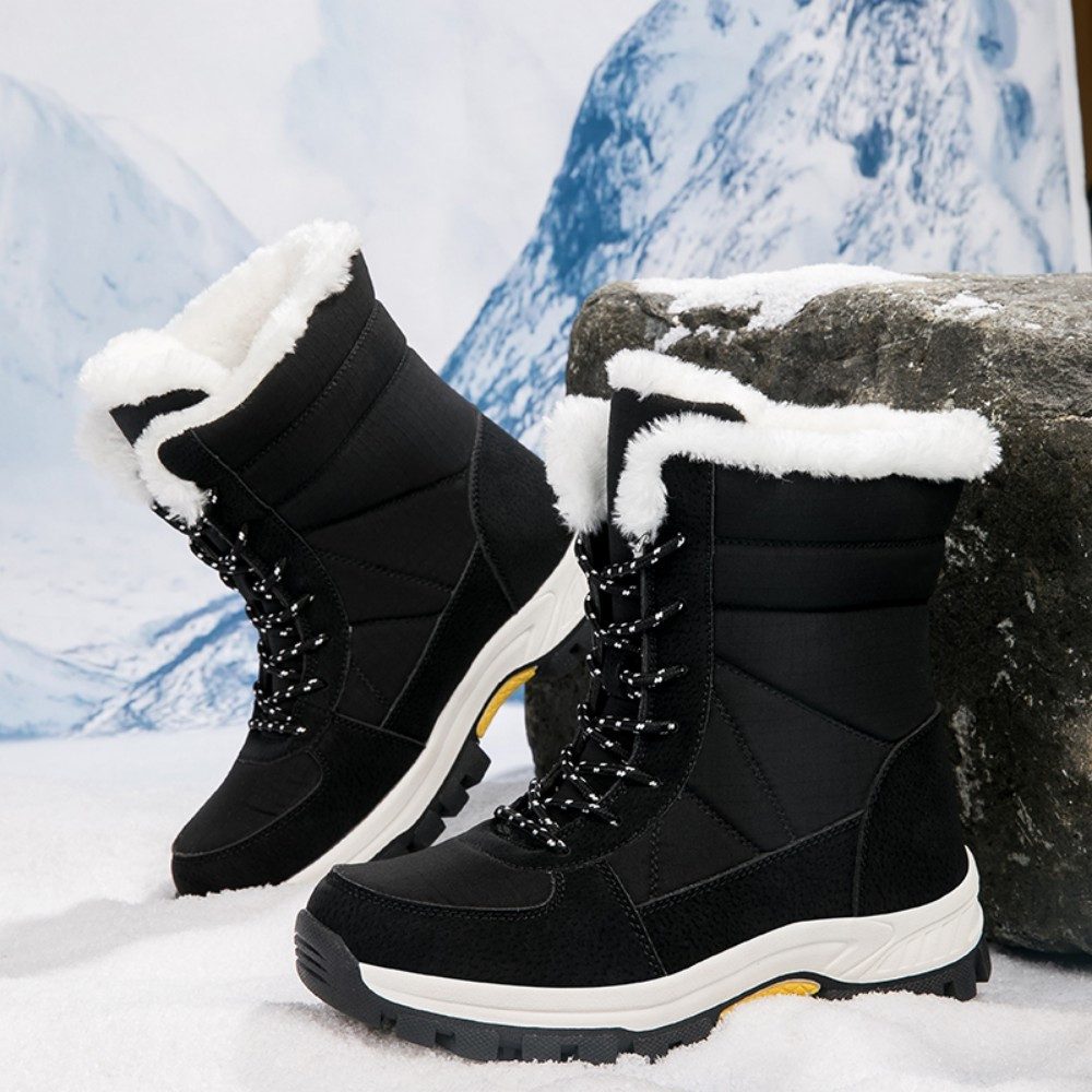 HUSK'SWARE Schneeschuhe warm gefütterte Schneestiefel (Warme Wanderschuhe, High-Top-Schuhe), Warmes Innenfutter – Bild 5 von 5