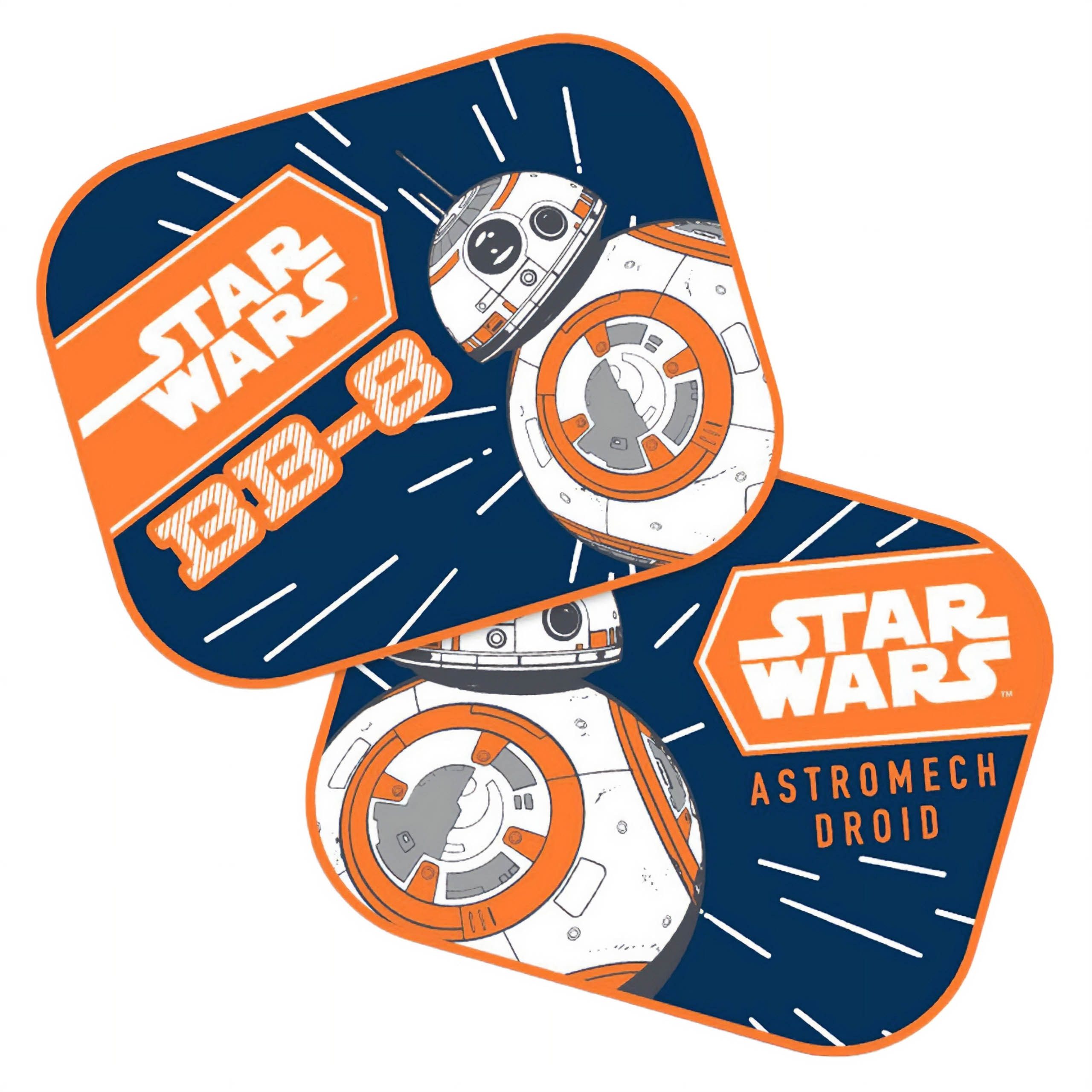 Star Wars Autosonnenschutz STAR WARS BB-8 Sonnenschutz Auto, 2er-Set Saugnäpfe