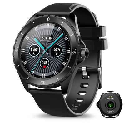 ELEGIANT C520 Smartwatch (1,3 Zoll), Band wechselbar, Design, Hoher Komfort, Ausstrahlender Luxus