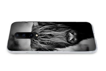 MuchoWow Handyhülle Schottischer Hochländer - Licht - Porträt - Natur, Phone Case, Handyhülle OnePlus 7 Pro, Silikon, Schutzhülle