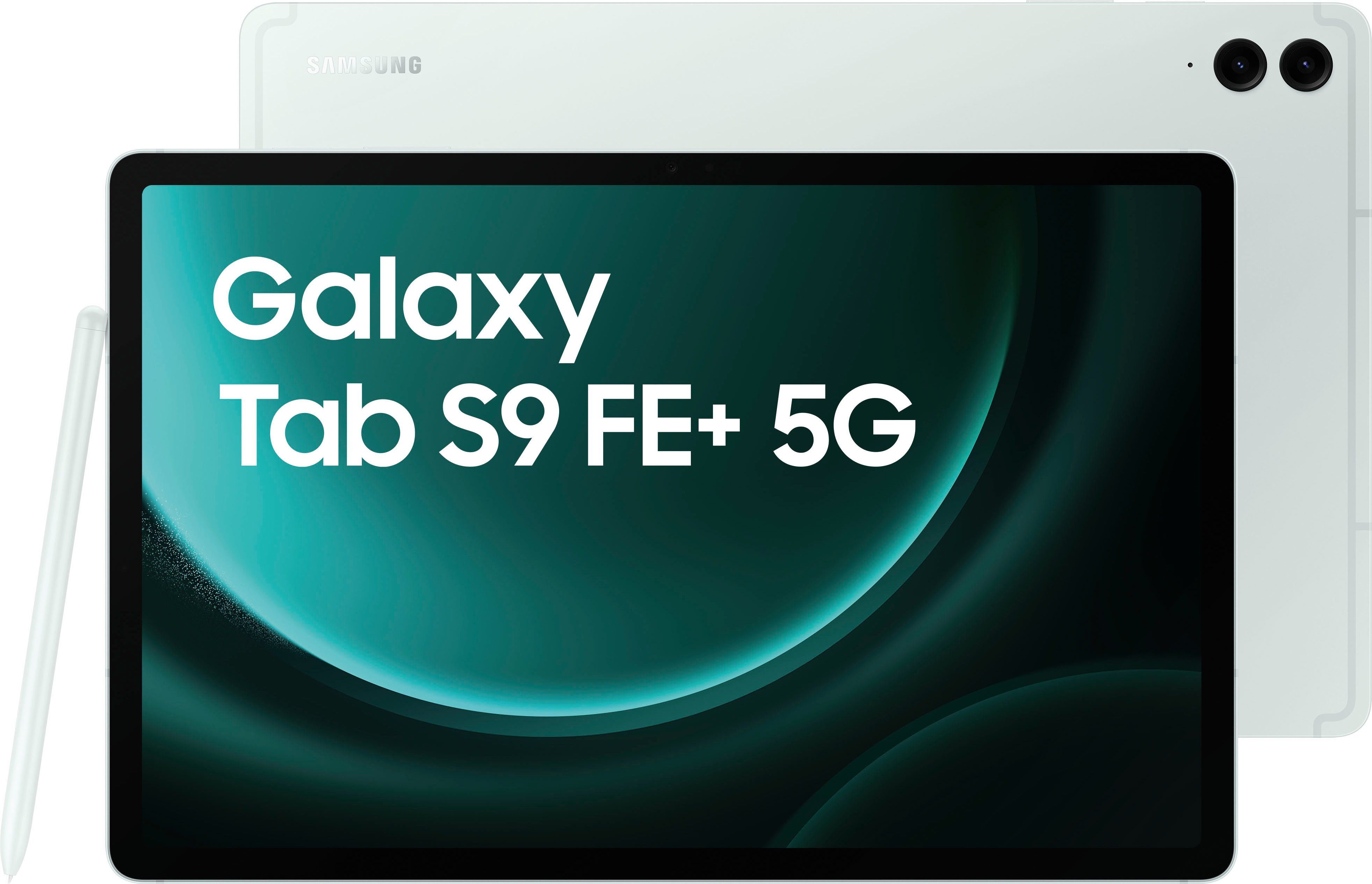 Samsung Galaxy Tab S9 FE+ 5G Tablet (12,4", 128 GB, Android,One UI,Knox, 5G, AI-Funktionen)