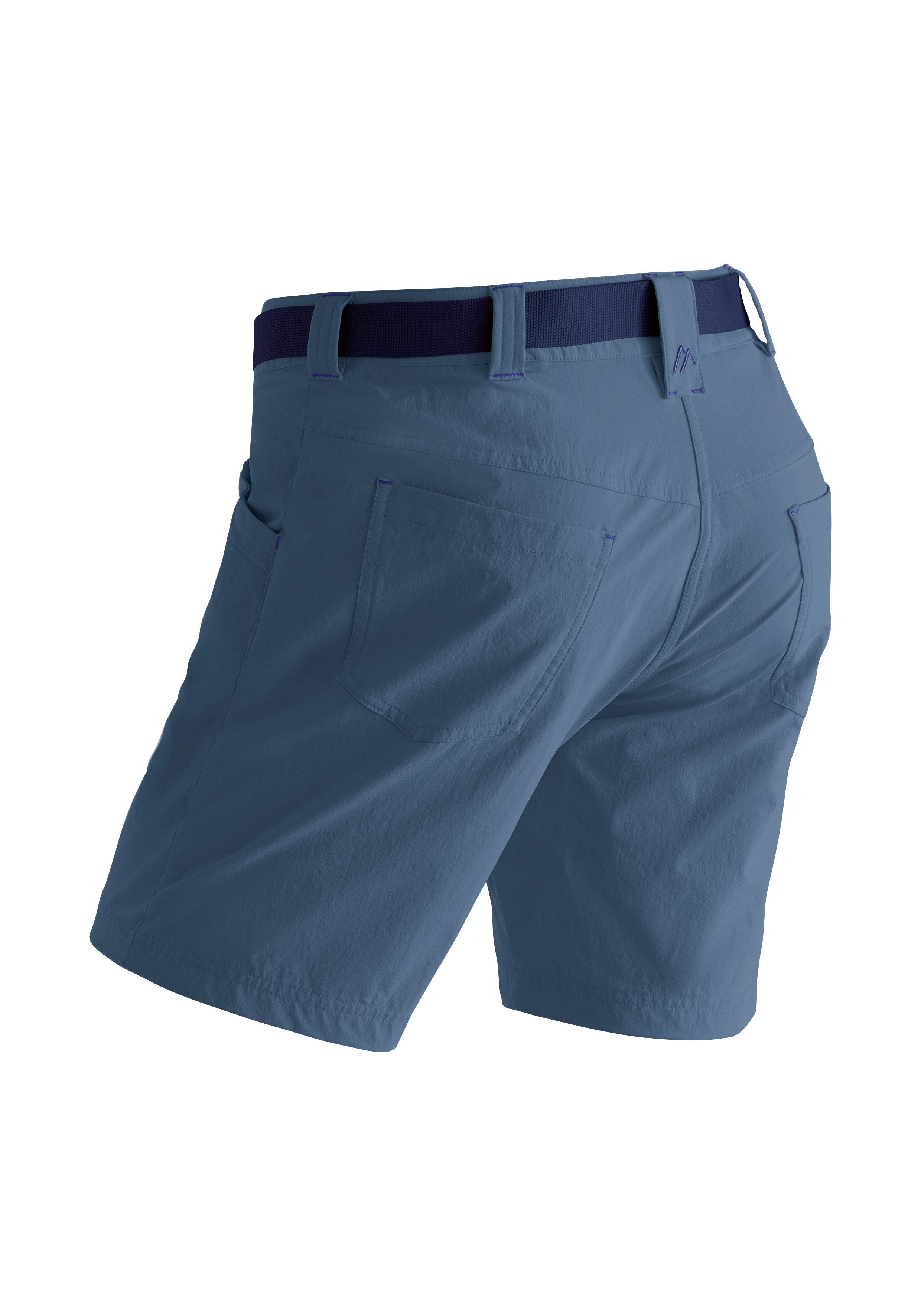 Maier Sports Funktionsshorts Lulaka Shorts Damen Shorts, kurze Wanderhose, Outdoorhose mit 4 Taschen, Regular Fit