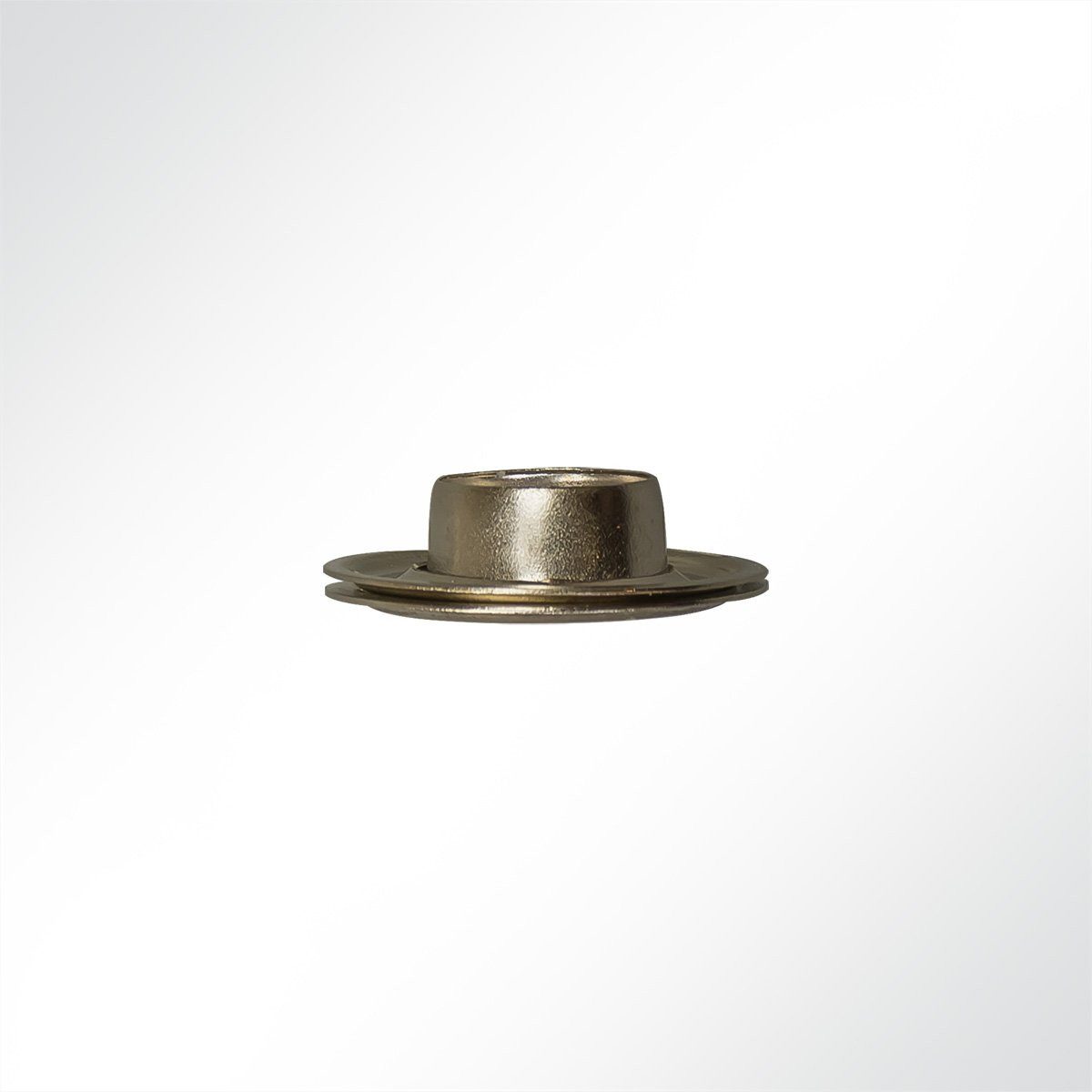 LYSEL® Ösengleiter Rundöse messing vernickelt für Plane 10mm Öse, (1-St)