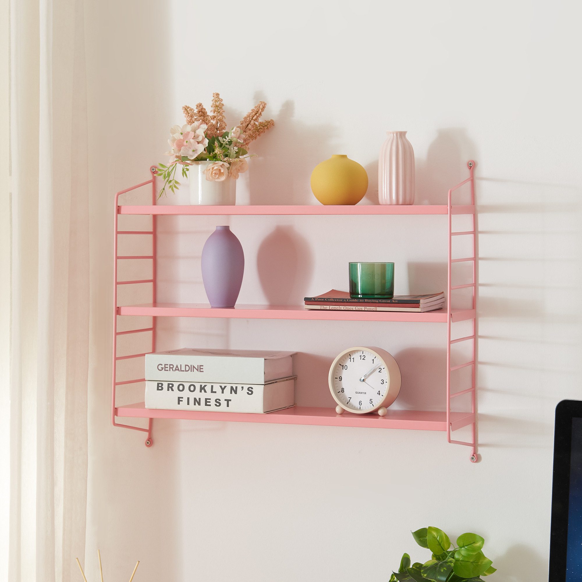 en.casa Wandregal, 2-tlg., »Strängnäs« Rosa günstig online kaufen