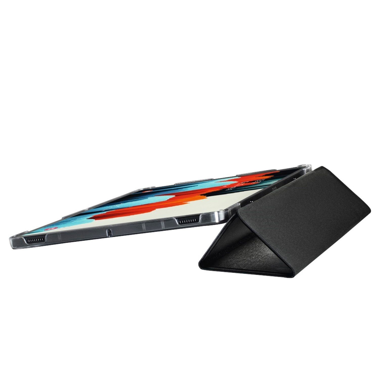 Hama Tablet-Hülle Smart Case Fold Clear Tasche Cover Hülle Black, Aussparung für S-Pen, für Samsung Galaxy Tab S8 2022 / S7 2020 11" – Bild 4 von 5