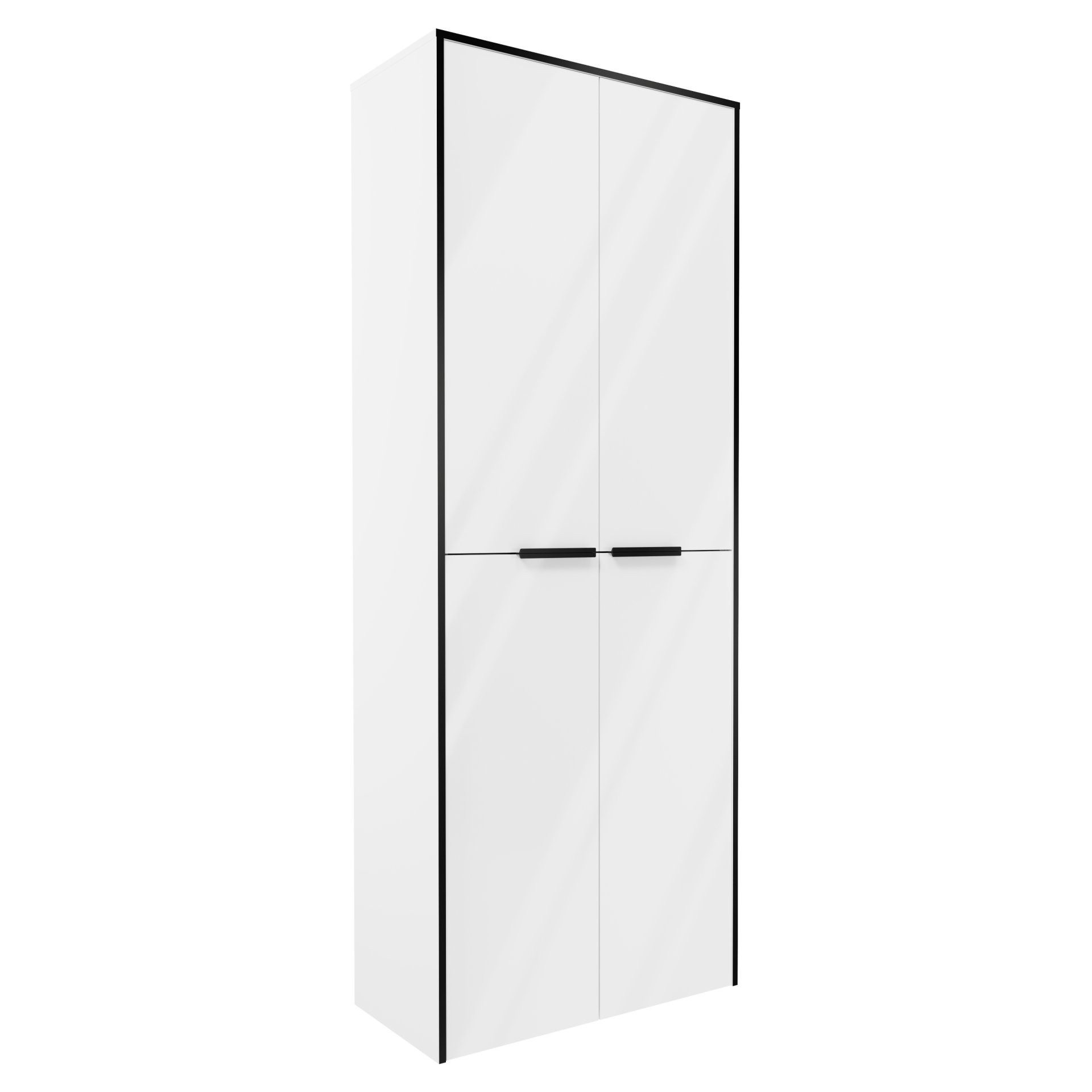 FACKELMANN Hochschrank Doppel-Hochschrank, Badschrank, Hängeschrank, Badezimmermöbel