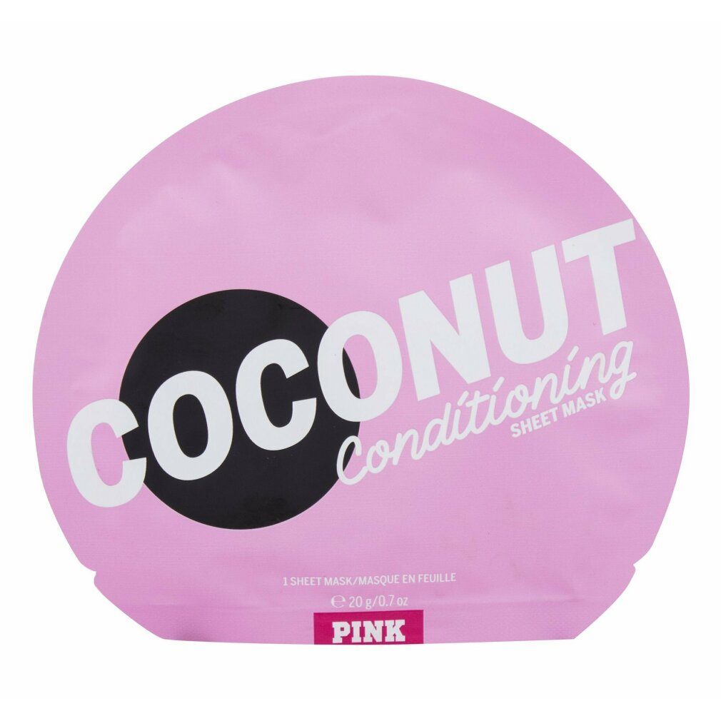 Pink Gesichtsmaske Victoria's Secret Coconut Conditioning Sheet Mask Gesichtsmaske 20g