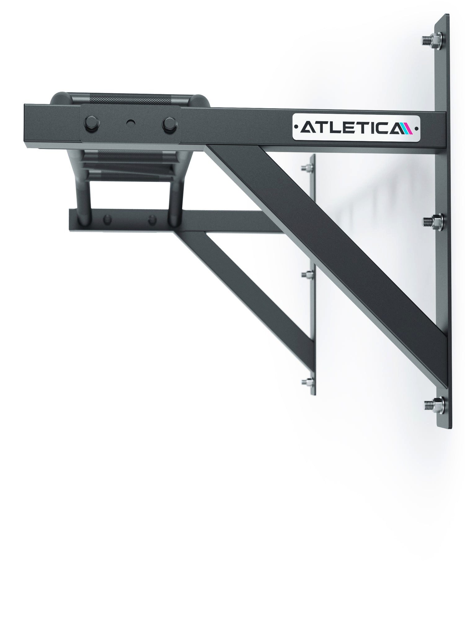 ATLETICA Klimmzugstange Multi-Grip, Viele Griffvariationen, Stabile Wandhalterung