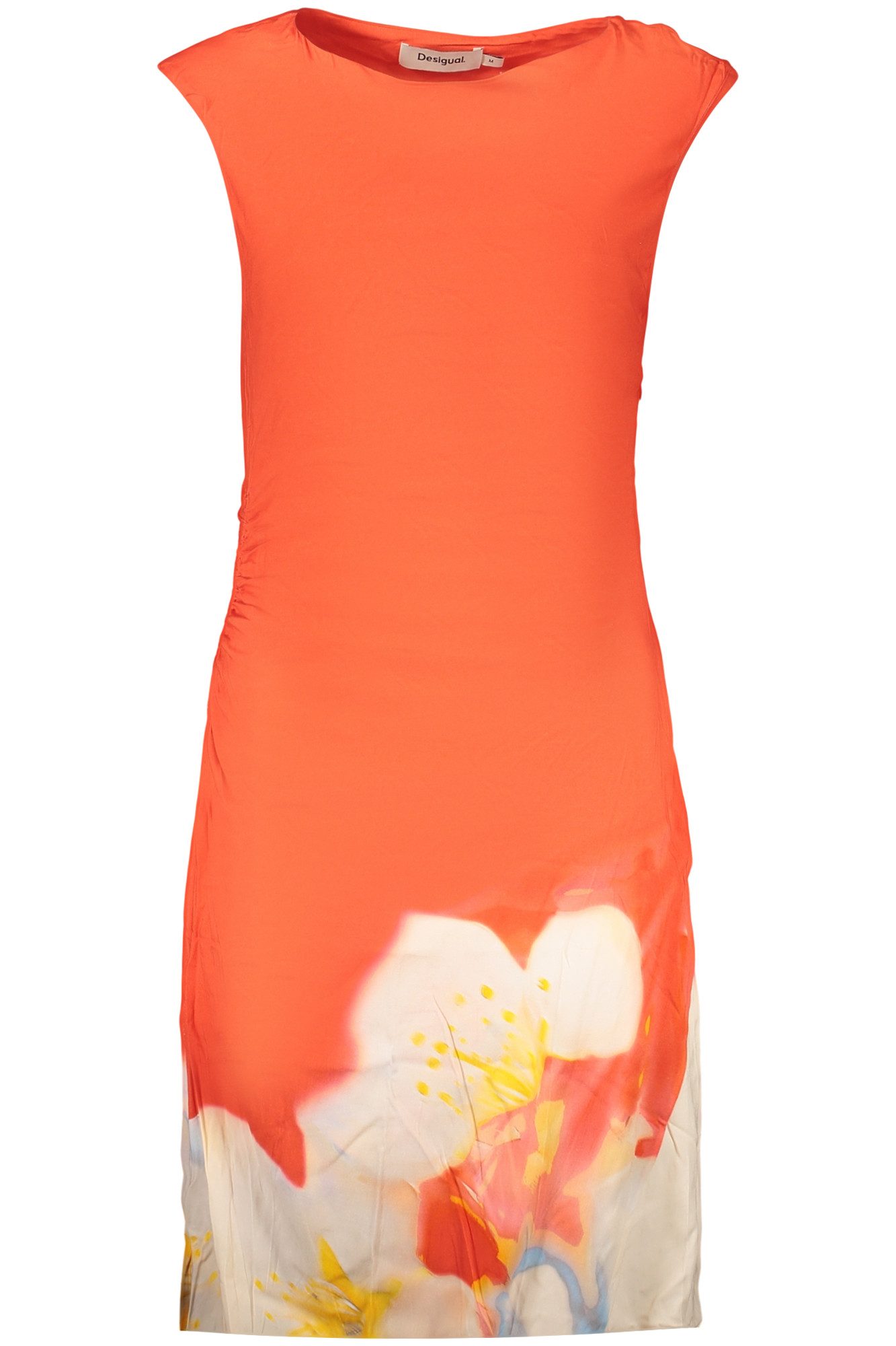 Desigual Partykleid Elegantes rotes Damenkleid mit Muster und einzigartigen Details