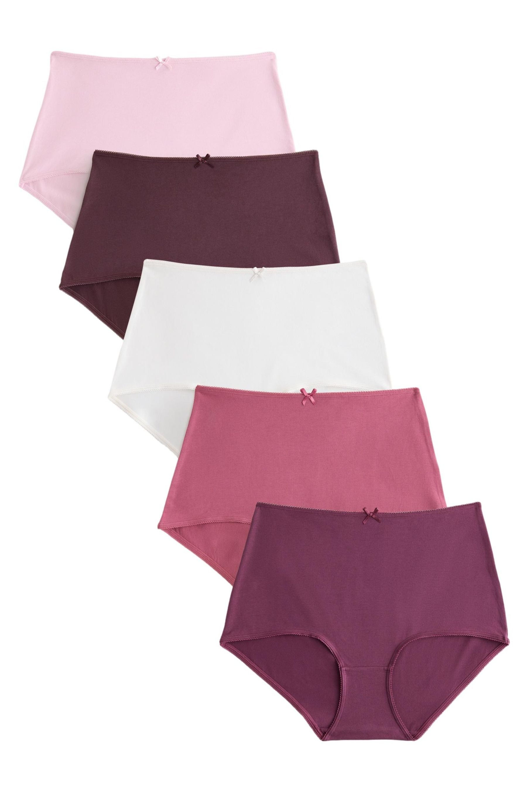 Next Taillenslip Maxi-Slips mit hohem Baumwollanteil, 5er-Pack (5-St)