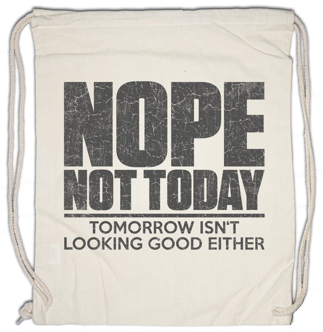 Turnbeutel Nope Not Today Turnbeutel Gamer Gaming Video RPG Roleplay PC Admin