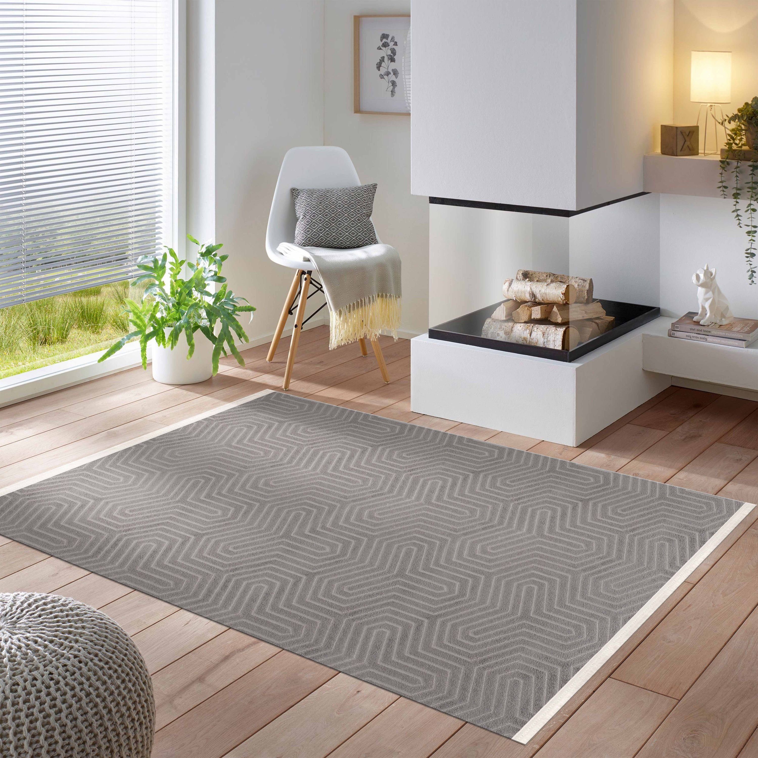 SIMPEX24 Teppich Unicolor - Einfarbig, Rechteckig, günstig online kaufen
