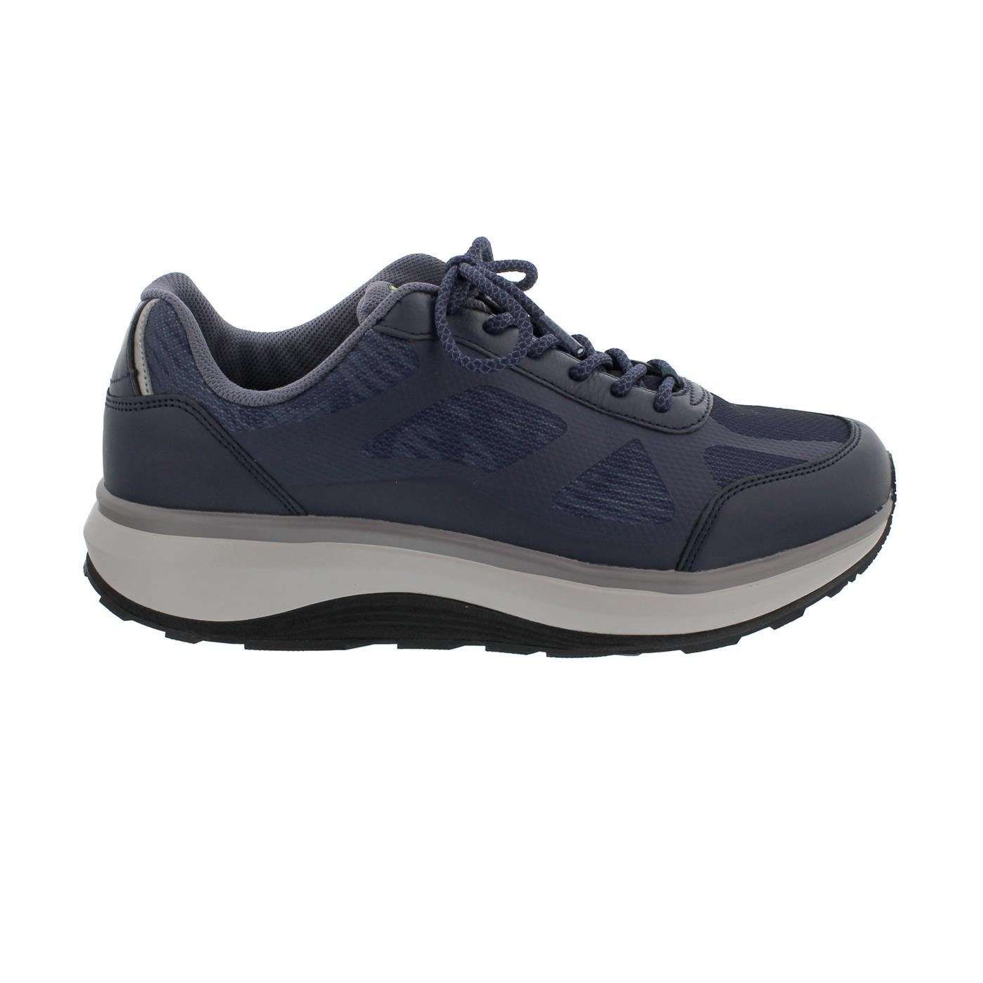 Joya Joya Cancun II Blue, Full Grain Leather / Textile, Wave-Sohle, Kategor Schnürschuh