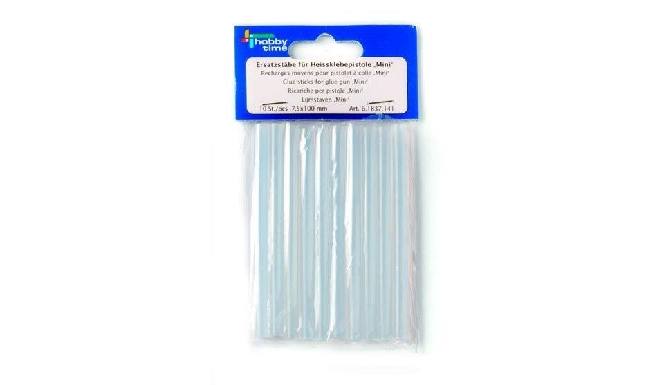 Glorex Heißklebepistole Glorex Ersatzstäbe für Mini 7,5 x 100 mm, 10 Stück