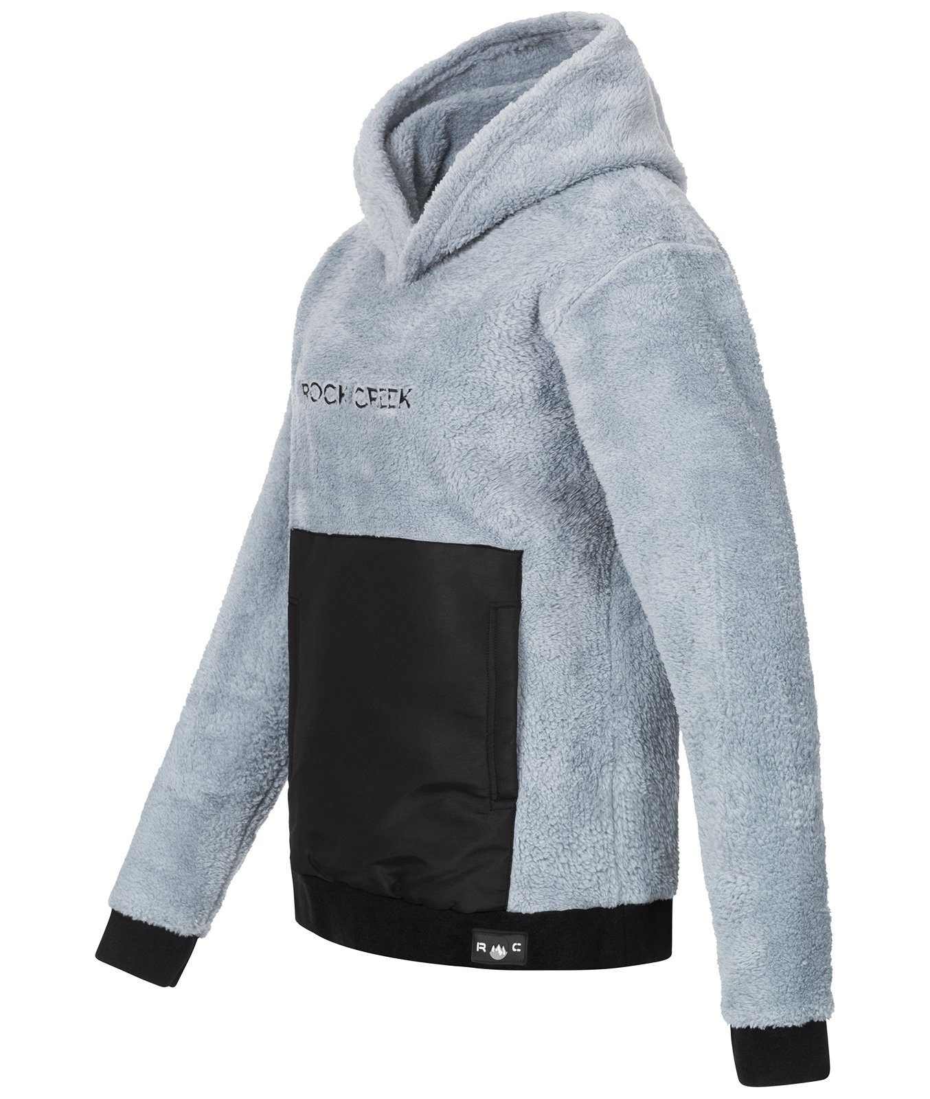 Sweatshirt Damen Teddyfell Kapuzenpullover D-475