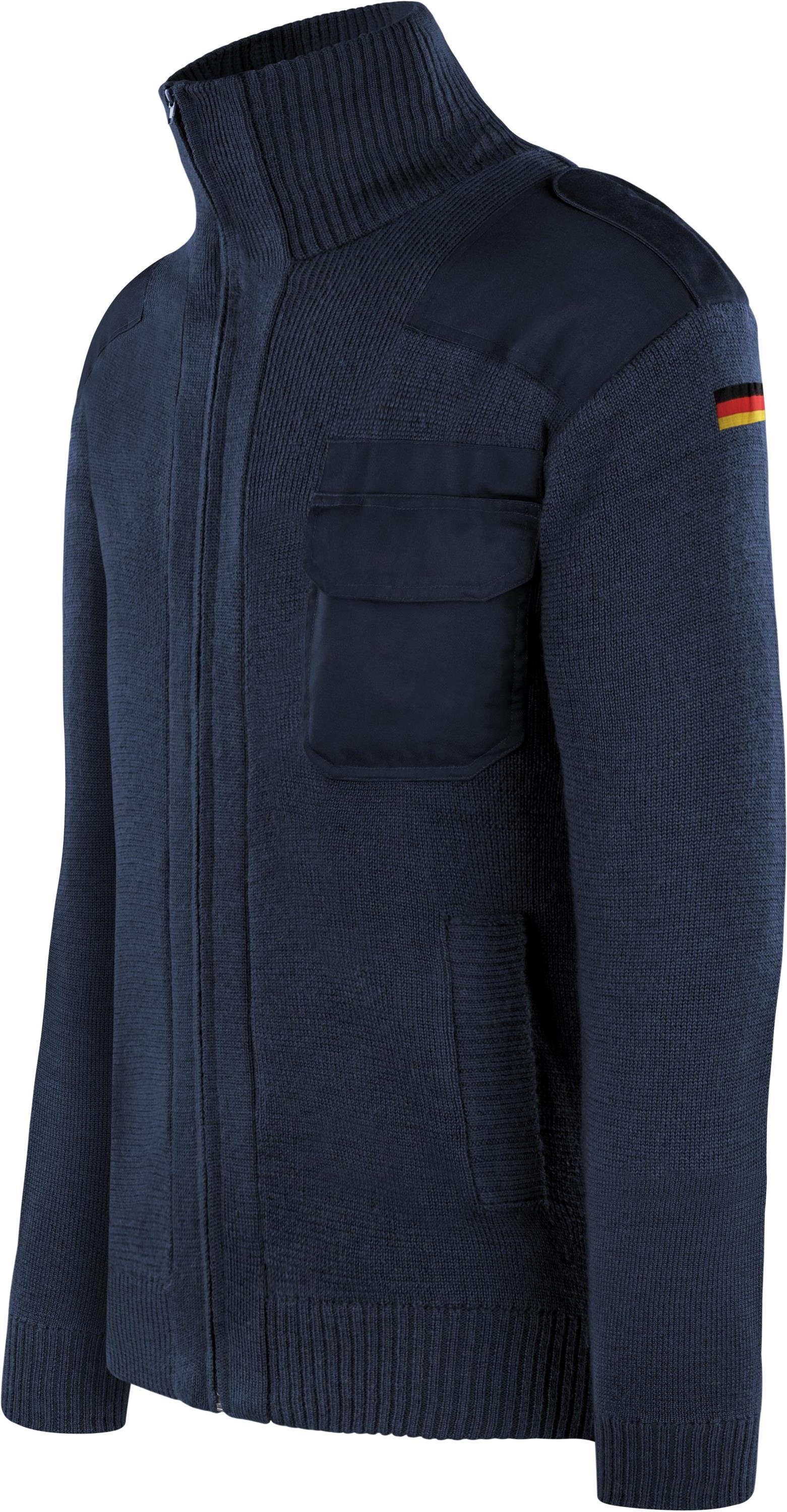 normani Strickjacke Herren-Strickjacke Istrup Bundeswehr Schurwolljacke Win günstig online kaufen