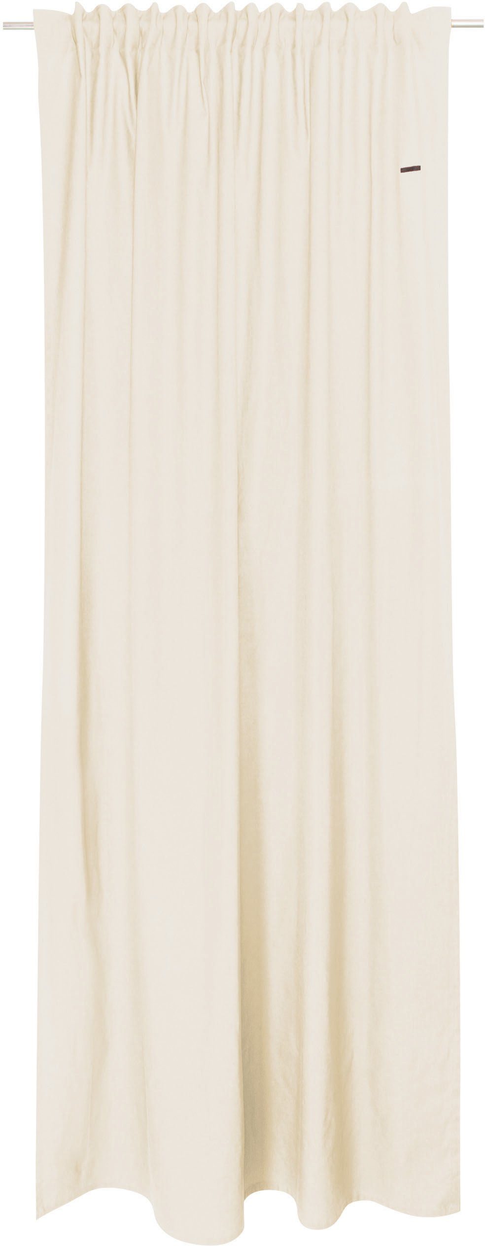 Baumwolle, aus blickdicht Schlaufen natur/creme/beige blickdicht, Vorhang Esprit, (1 Neo, verdeckte St), nachhaltiger