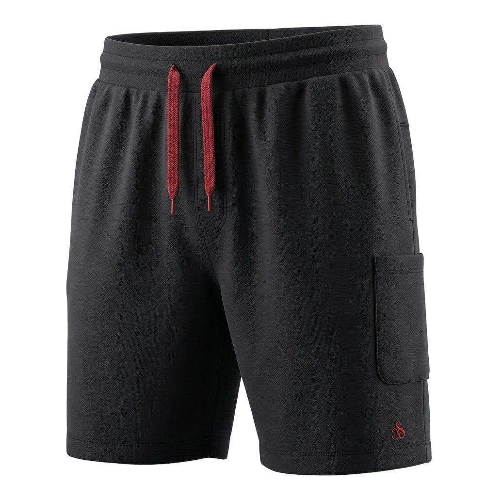 Sweatshorts Freizeitshorts Shorts mit Kordelzug, Eingrifftaschen