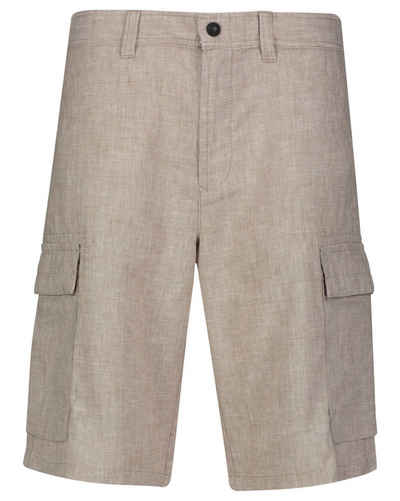 BOSS Shorts Herren Cargo Shorts aus Leinenmix SISLA-6 (1-tlg)