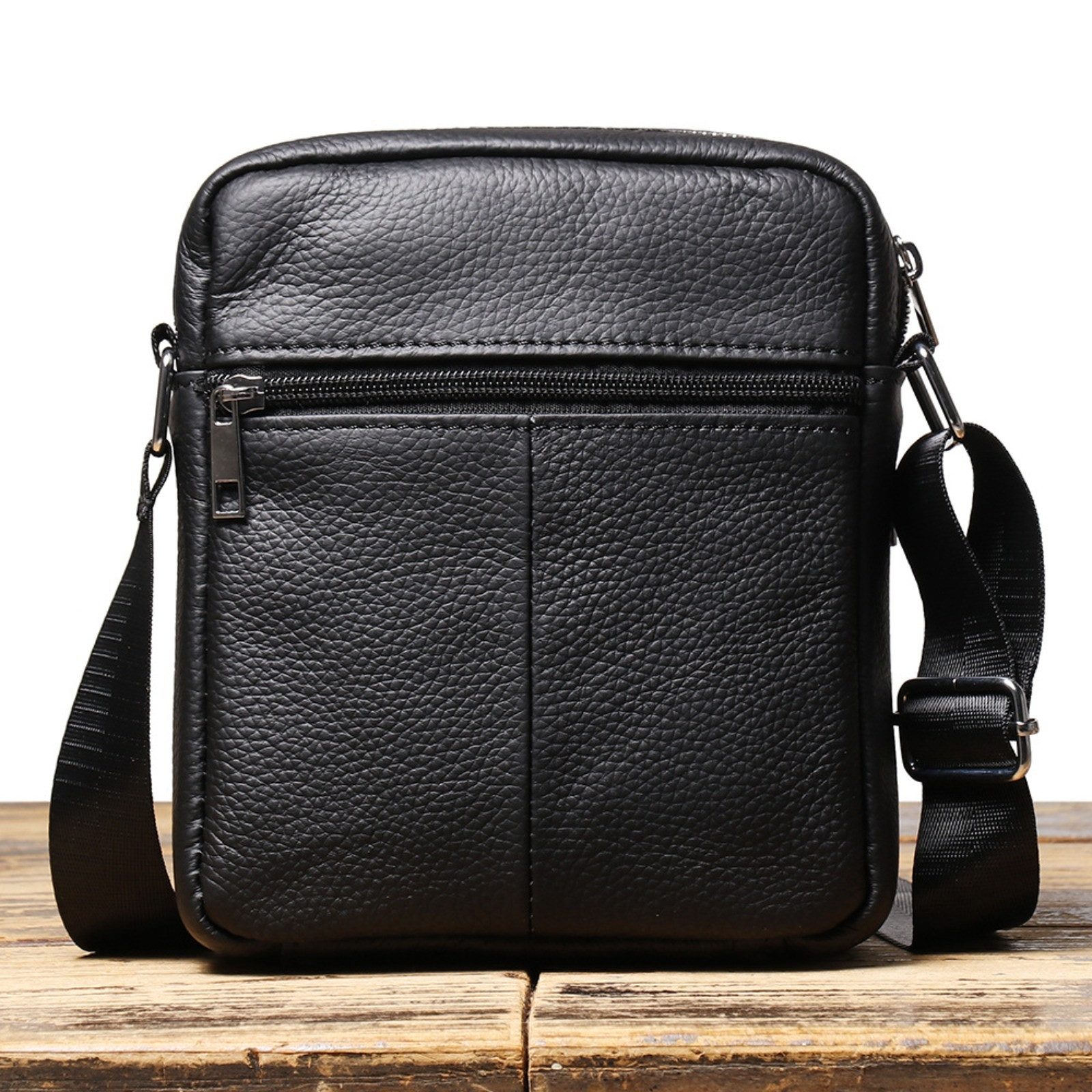 YUBRO-STUDIO Umhängetasche Herren Leder Umhängetasche Messenger günstig online kaufen