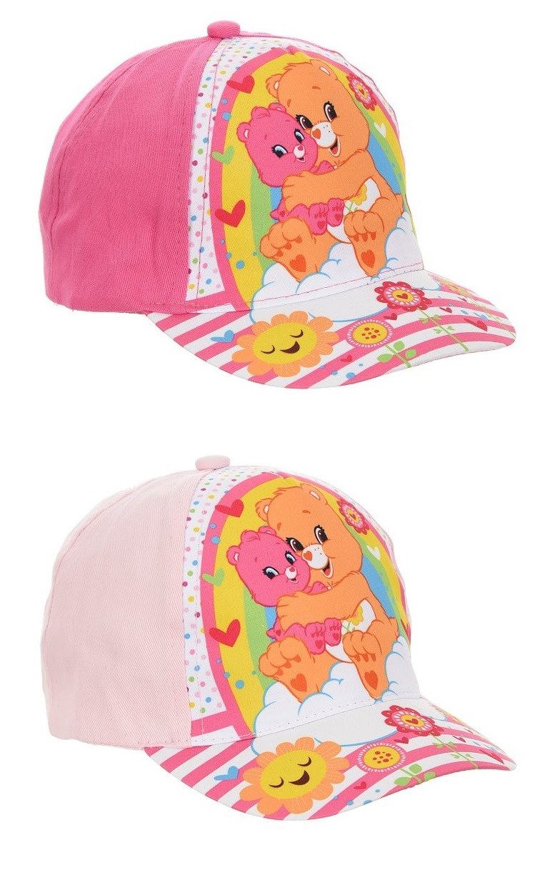 Baseball Cap Glücksbärchis Kappen Care Bears Baseball Cap in pink und rosa für Kind