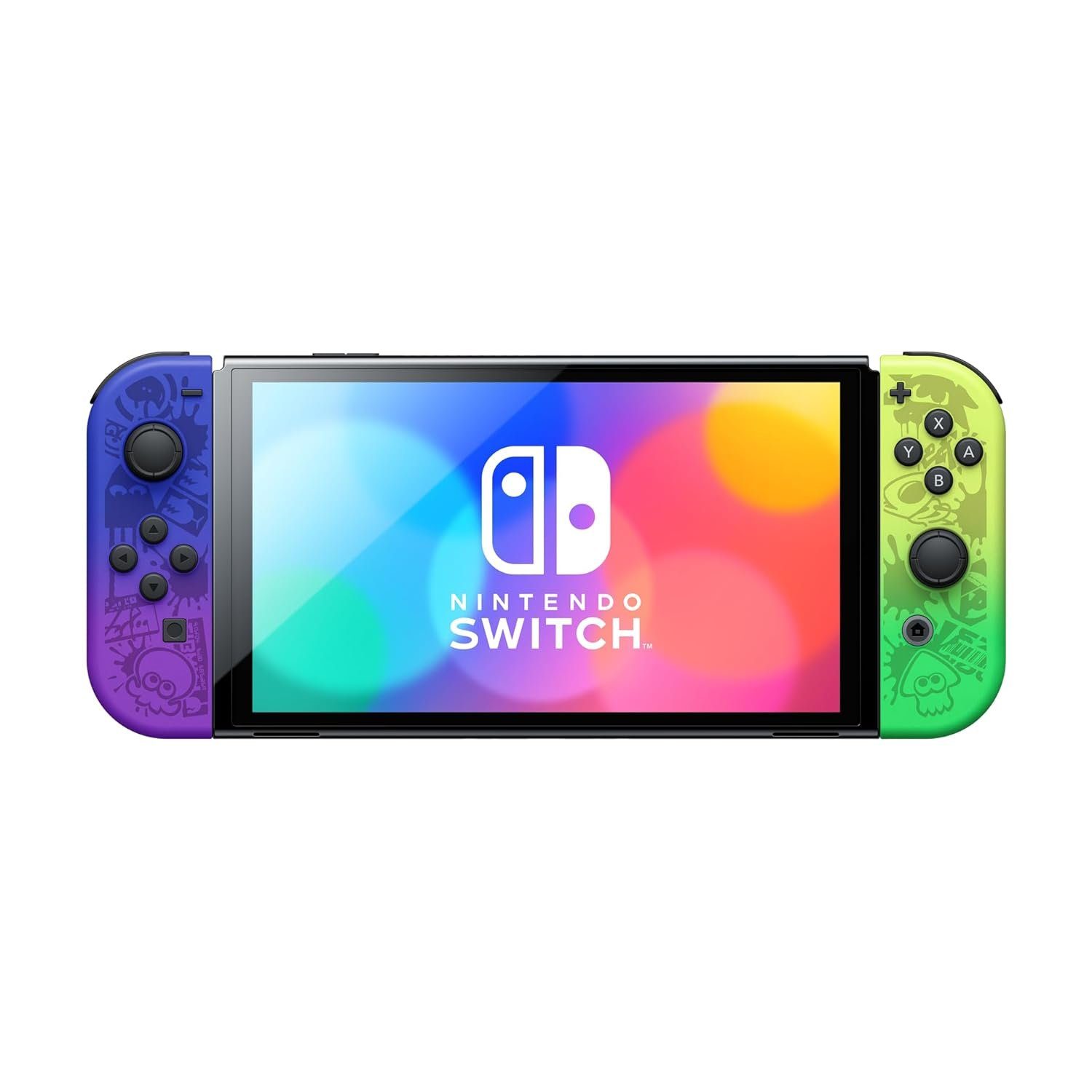 Nintendo Konsole OLED Splatoon 3 Edition, 64GB. WiFi WLAN, Bluetooth, OLED-Modell Limited Edition
