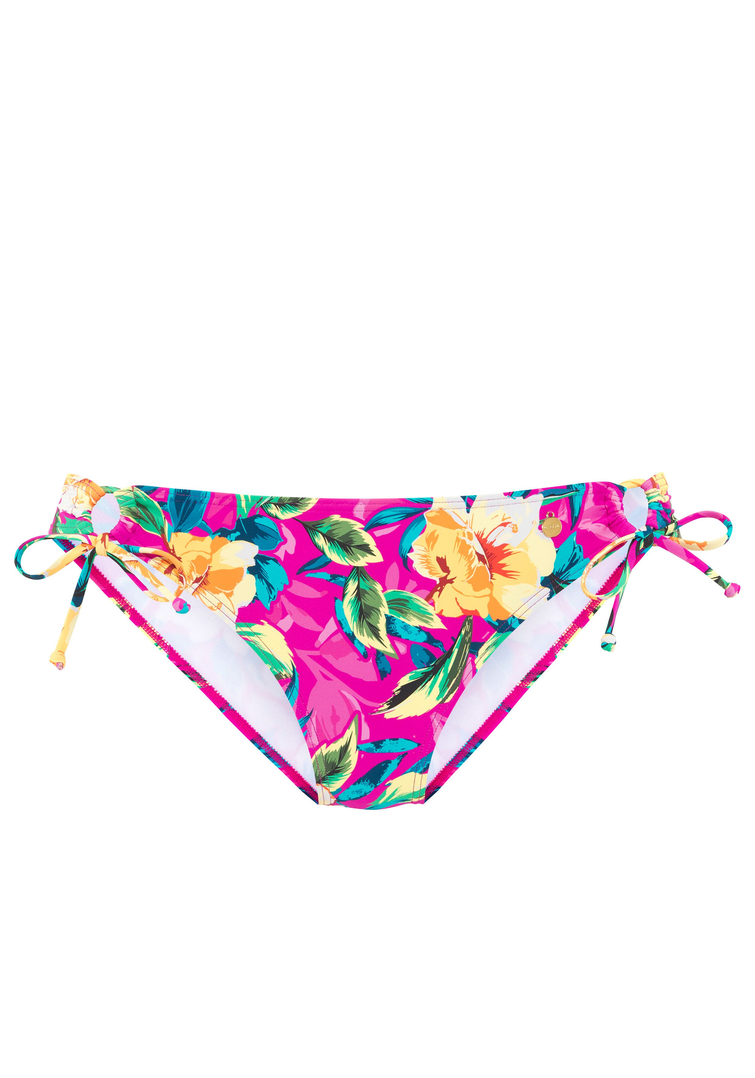 LASCANA Bikini-Hose Riley mit floralem Allover-Print