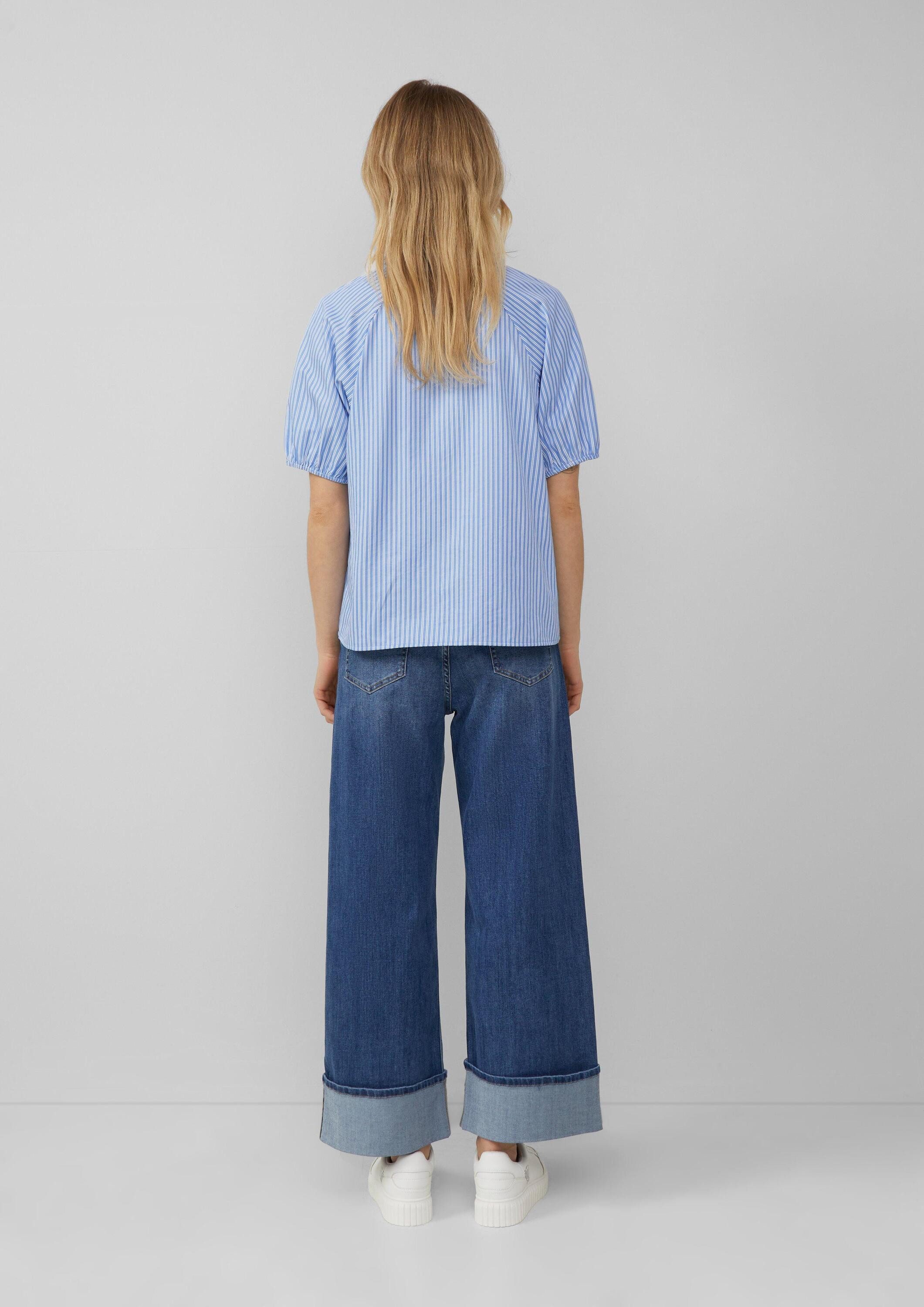s.Oliver Kurzarmbluse Bluse Bluse im Relaxed günstig online kaufen