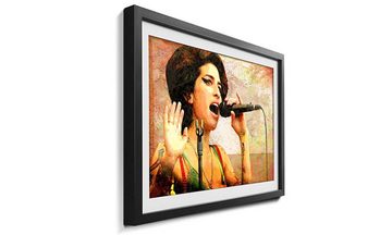 WandbilderXXL Bild mit Rahmen Amy, Helden der Musik, Wandbild, in 4 Größen erhältlich