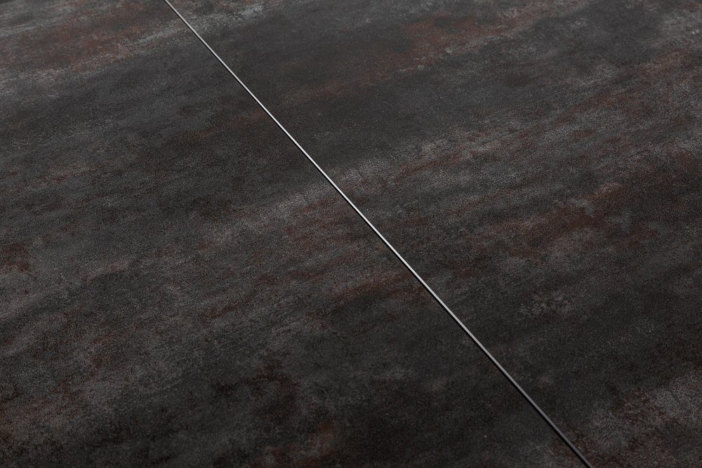· schwarz grau, 1-St), Design · riess-ambiente Esstisch ausziehbar Lava-Optik Keramik EUPHORIA / grau · Industrial schwarz (Einzelartikel, 180-220-260cm