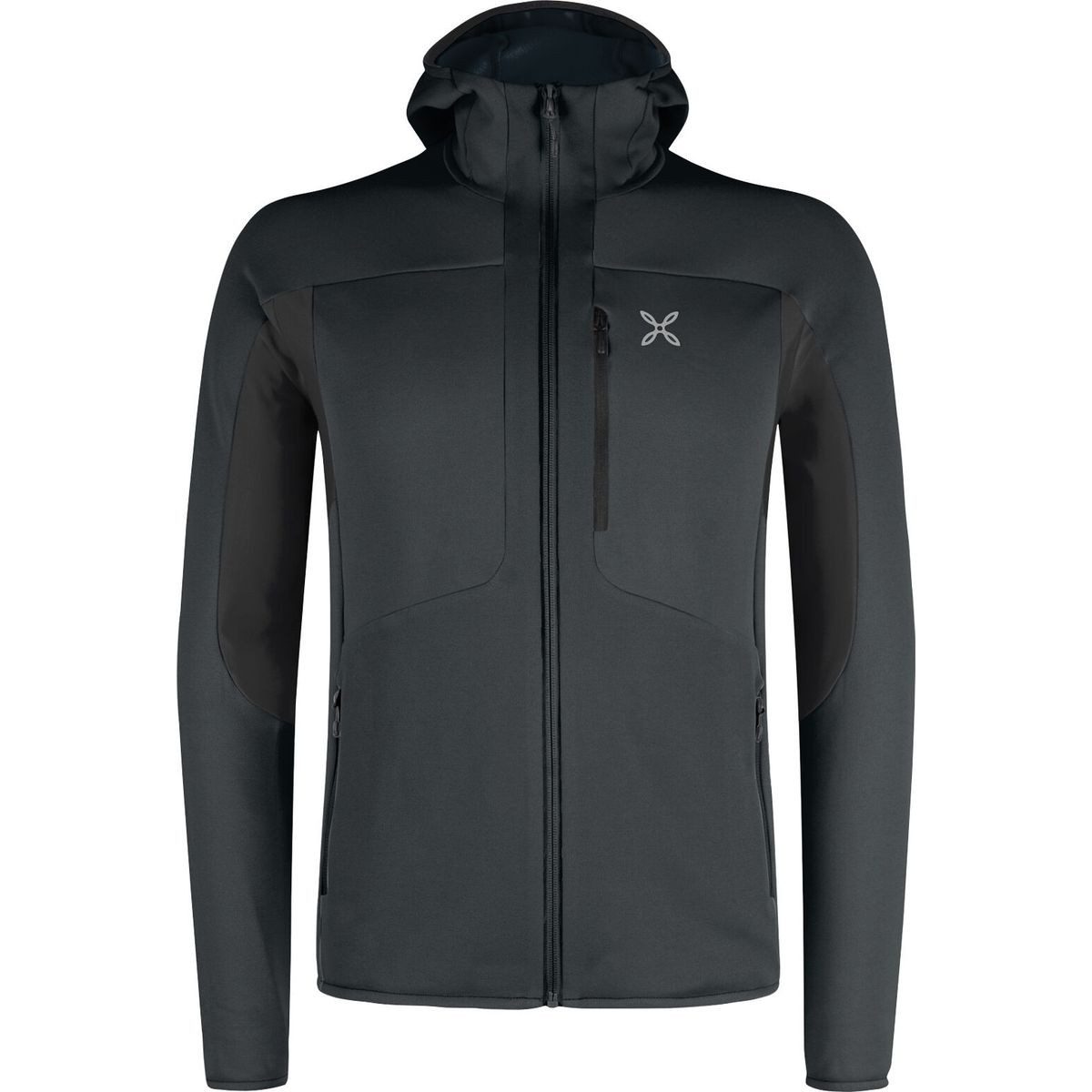 MONTURA Fleecejacke Smooth 2 Hooded Maglia Perfektes Kleidungsstück für Skitouren, aus atmungsaktivem