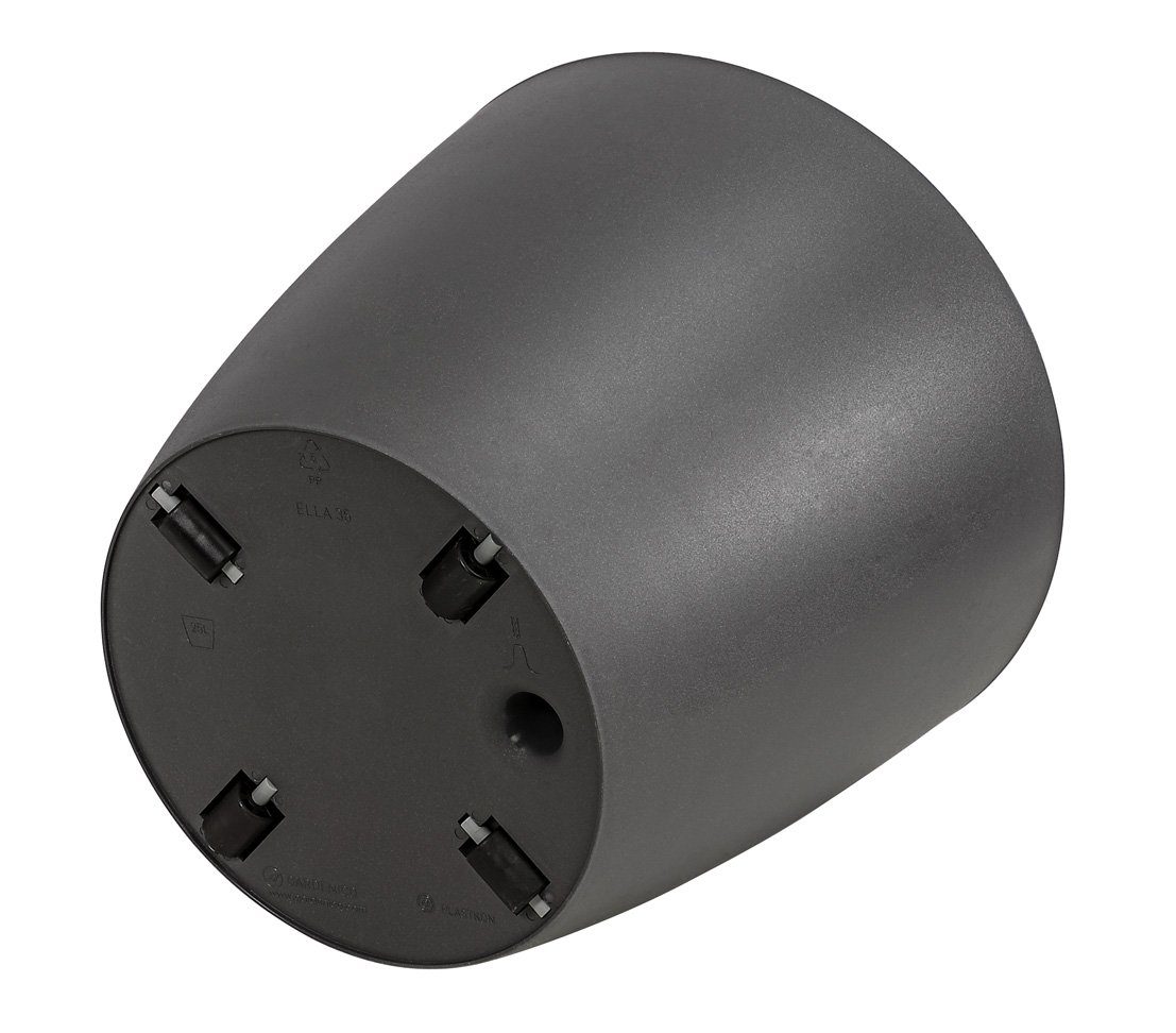 Dehner Blumentopf Mila mit Bewässerungs-System, Ø 30/35/39 cm, Intelligenter Kunststofftopf, komfortable Pflege für Zimmerpflanzen