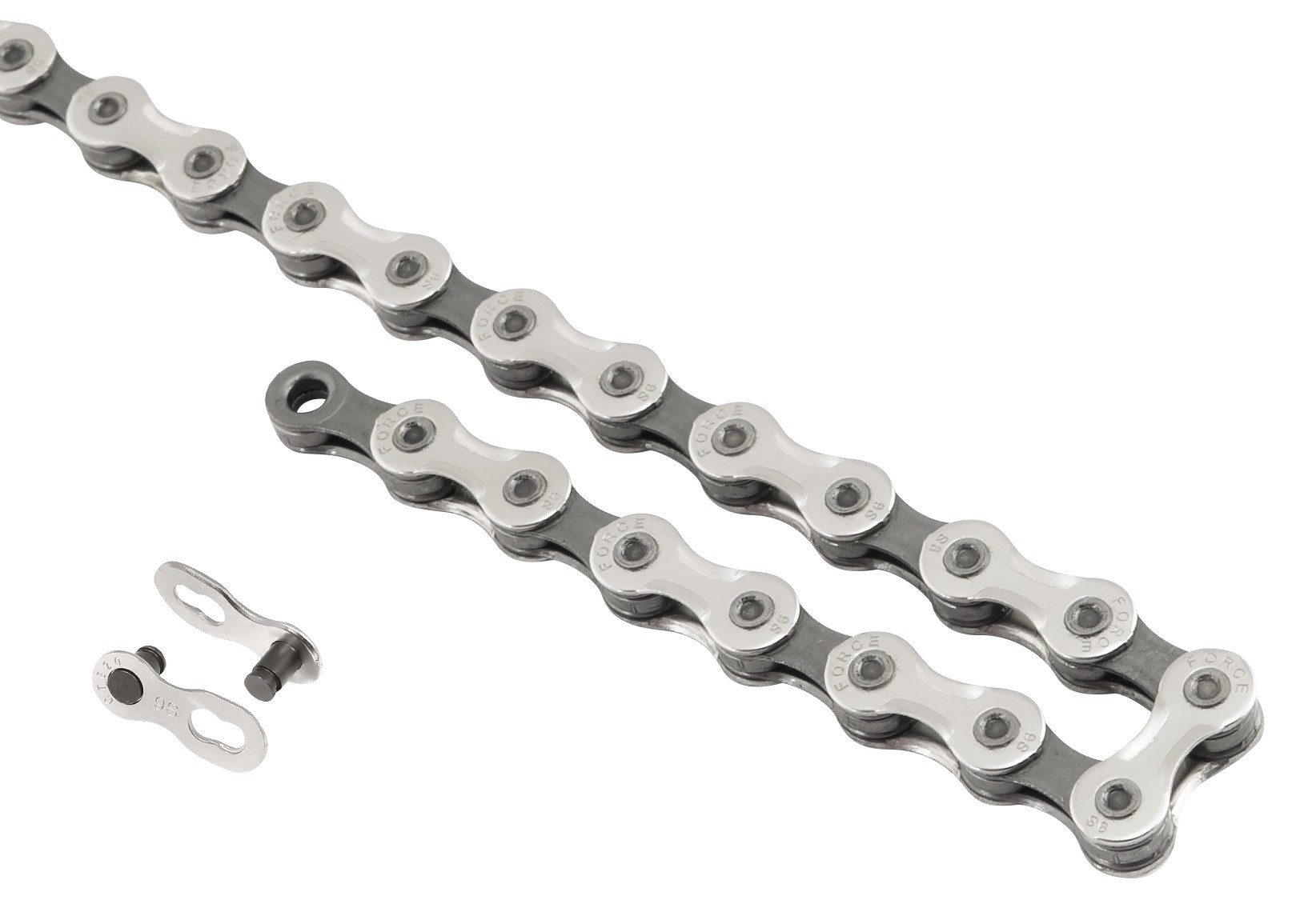 FORCE Велосипедные цепи chain FORCE/PYC P9002 9 speed. silver/dark silver