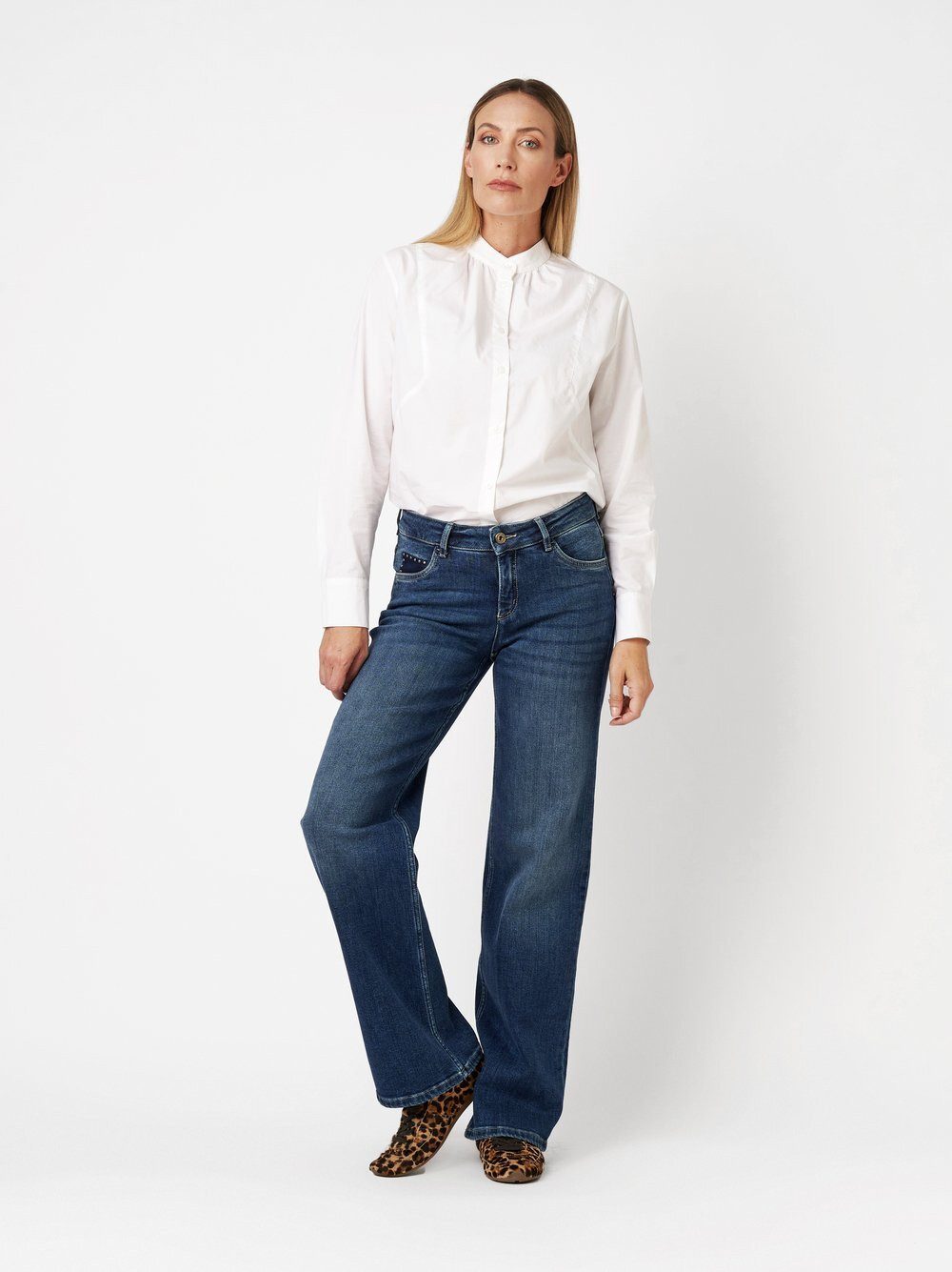 TONI Klassische Bluse Bernice mit Stehkragen günstig online kaufen