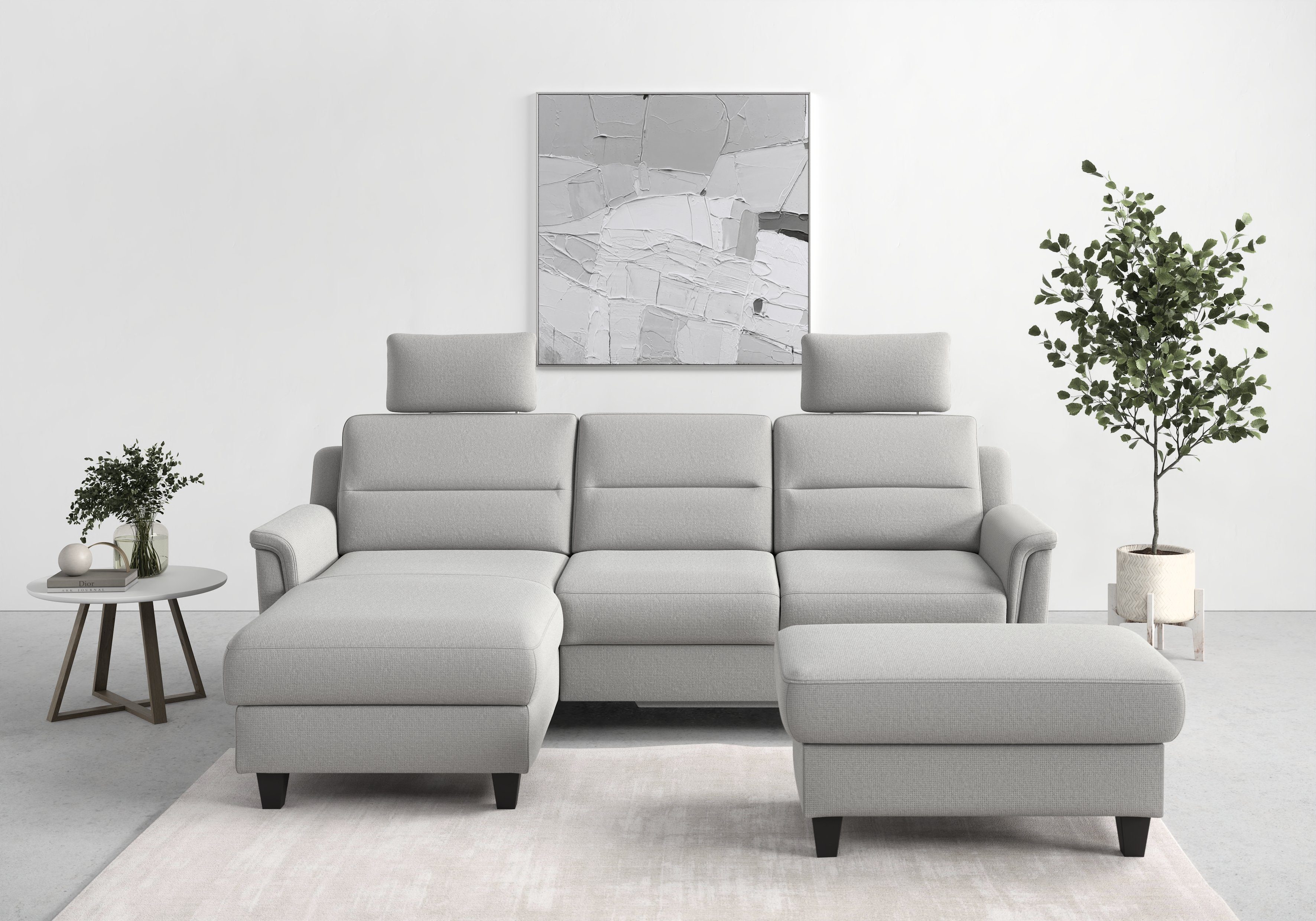 sit&more Ecksofa Farö L-Form, inklusive Federkern, günstig online kaufen