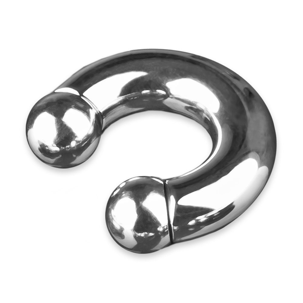 Intimpiercing Hufeisen Piercing XXL bis Stärke 10mm Chirurgenstahl