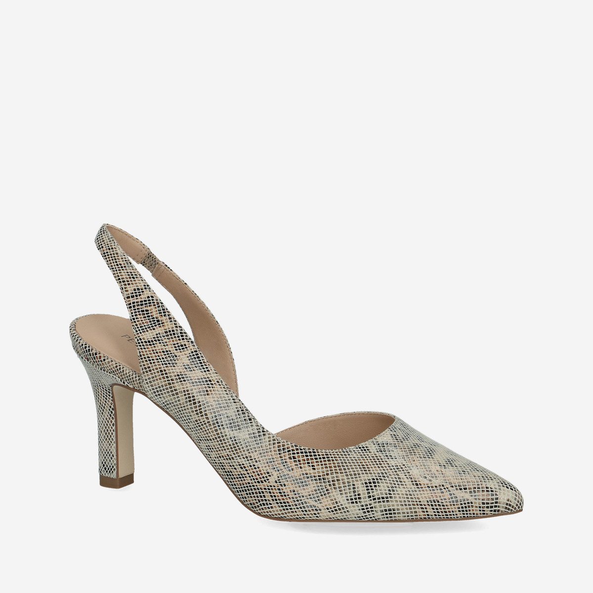 Peter Kaiser Peter Kaiser 79642 458, Peeptoes & Slingpumps, Braun kombiniert, Damen Peeptoepumps