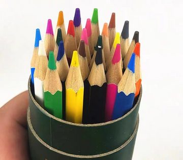 Insma Buntstift, (24-tlg), Buntstifte 24 Farben für Zeichnung, Schreiben