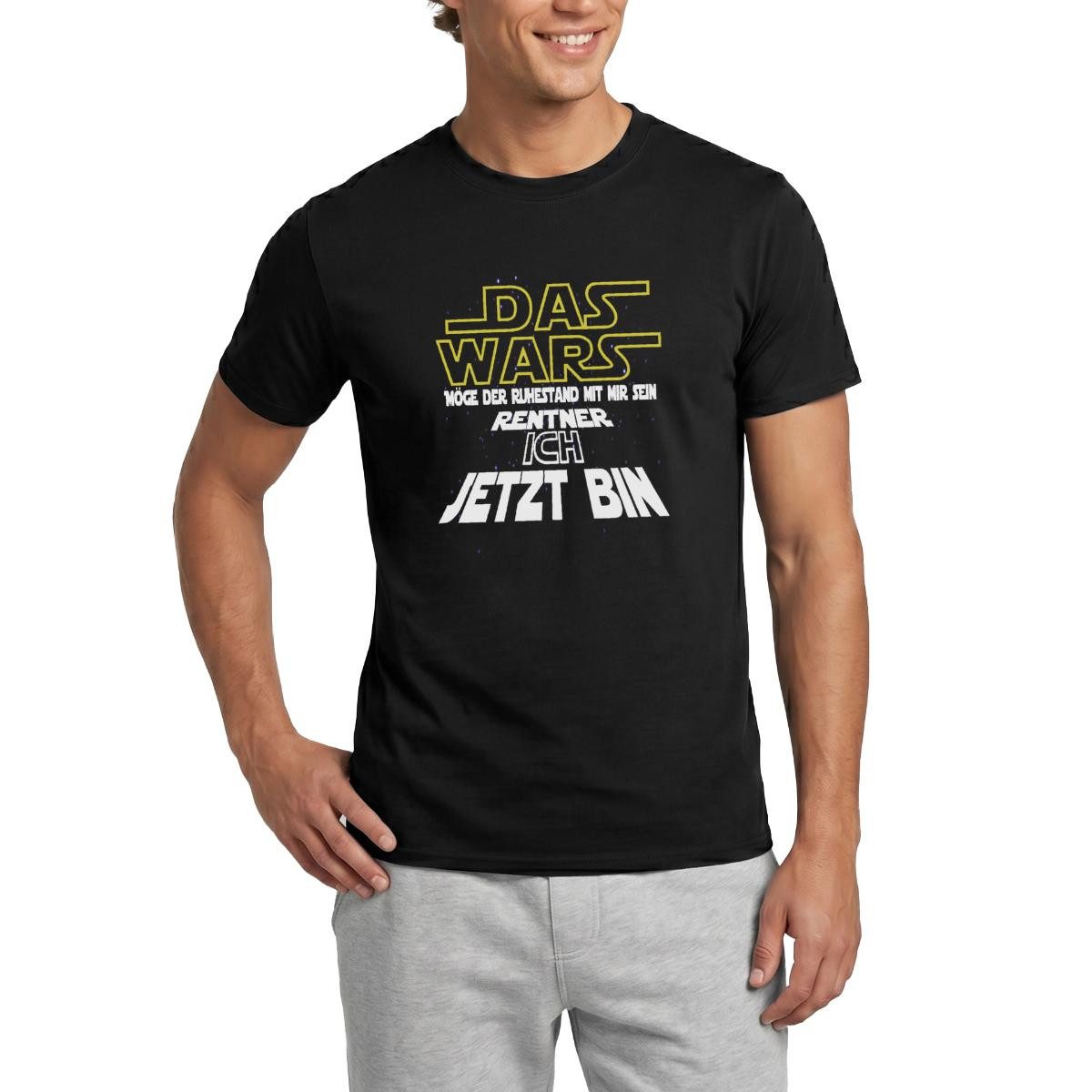 Spreadshirt T-Shirt Ruhestand Das Wars Rentner Ich Bin Rente Männer T-Shirt (1-tlg)