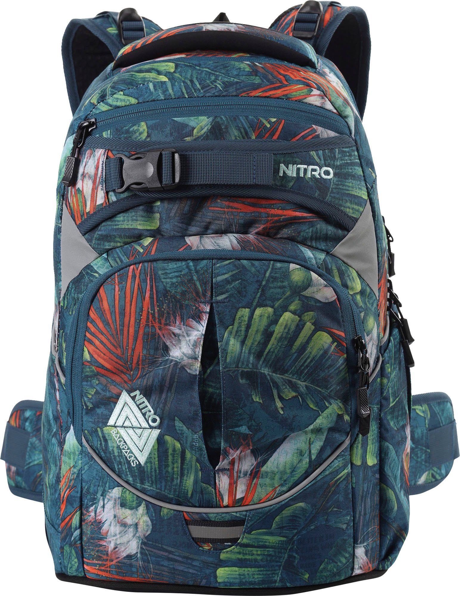 NITRO Schulrucksack Superhero, Rucksack für Schule und Freizeit