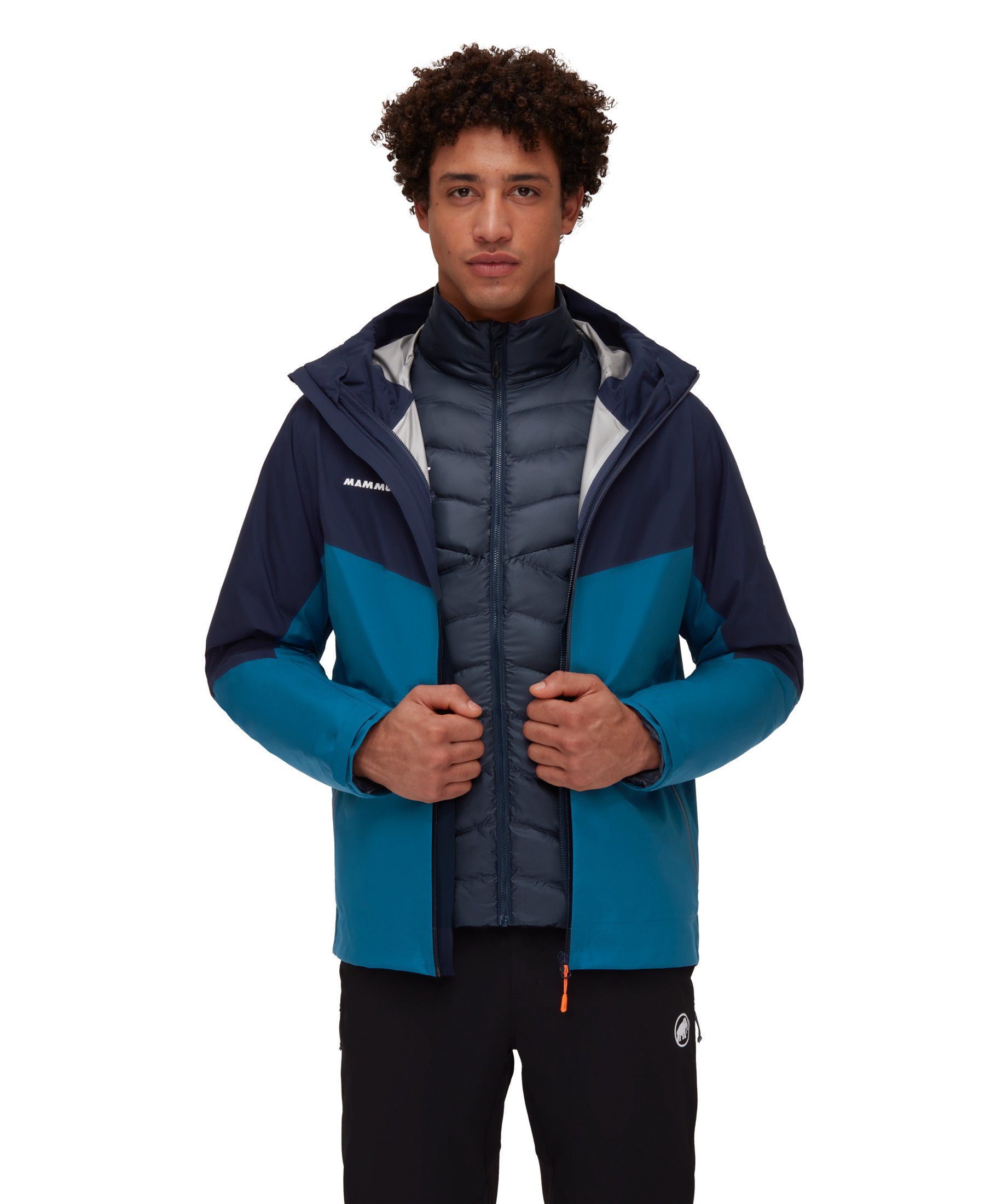 HS 3 in Jacket Hardshelljacke Mammut 1 deep Convey Men ice-marine Hooded