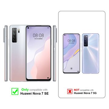 Cadorabo Handyhülle Huawei NOVA 7 SE Huawei NOVA 7 SE, Klappbare Handy Schutzhülle - Hülle - mit Standfunktion und Kartenfach