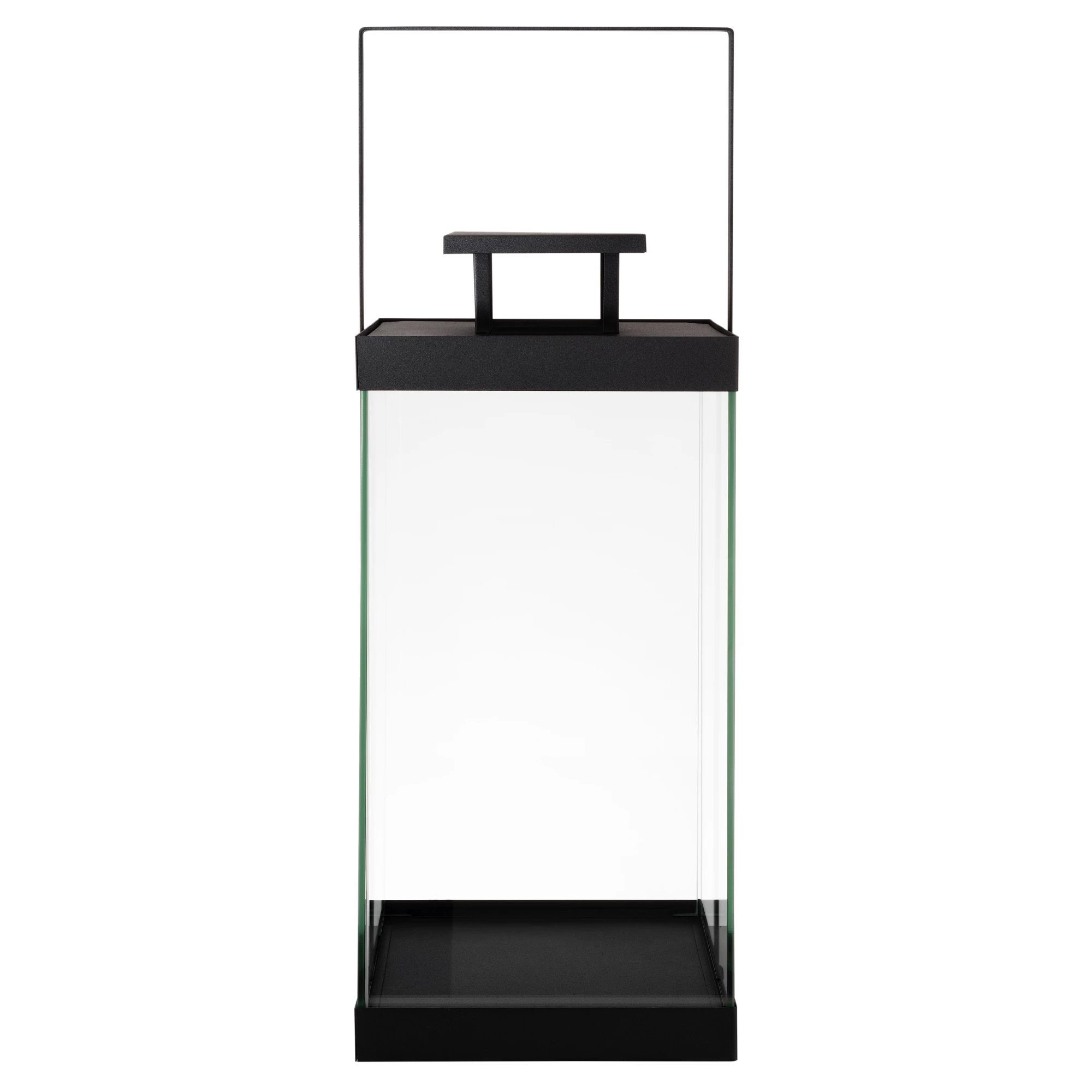 blomus Kerzenlaterne -FINCA- Laterne aus Stahl und Glas: Modernes Design für Innenräume (1 St), Stilvolles Design, Glasscheiben, Abnehmbarer Deckel, Geradliniger Griff