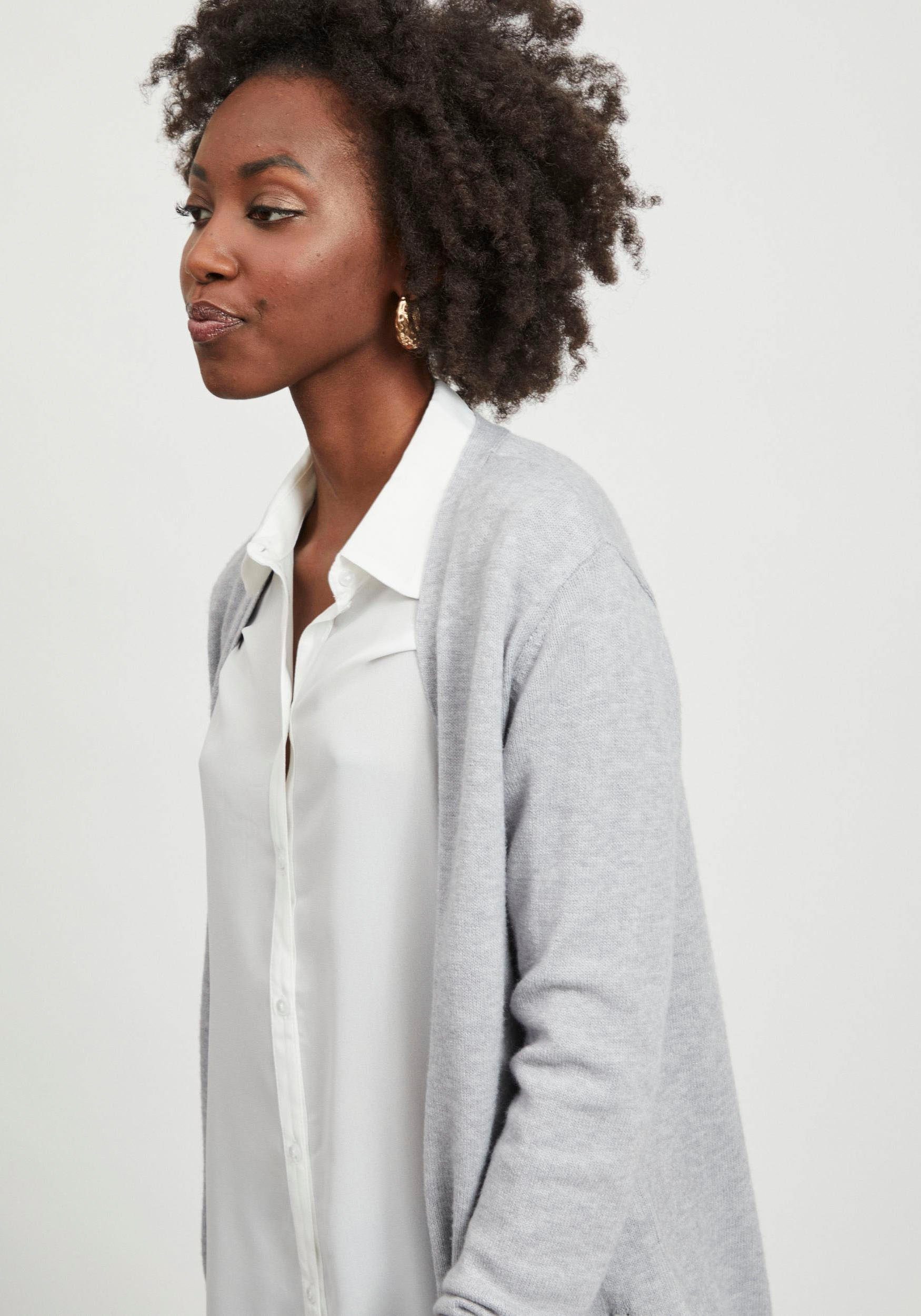 Vila Longstrickjacke VIRIL LONG L/S KNIT günstig online kaufen