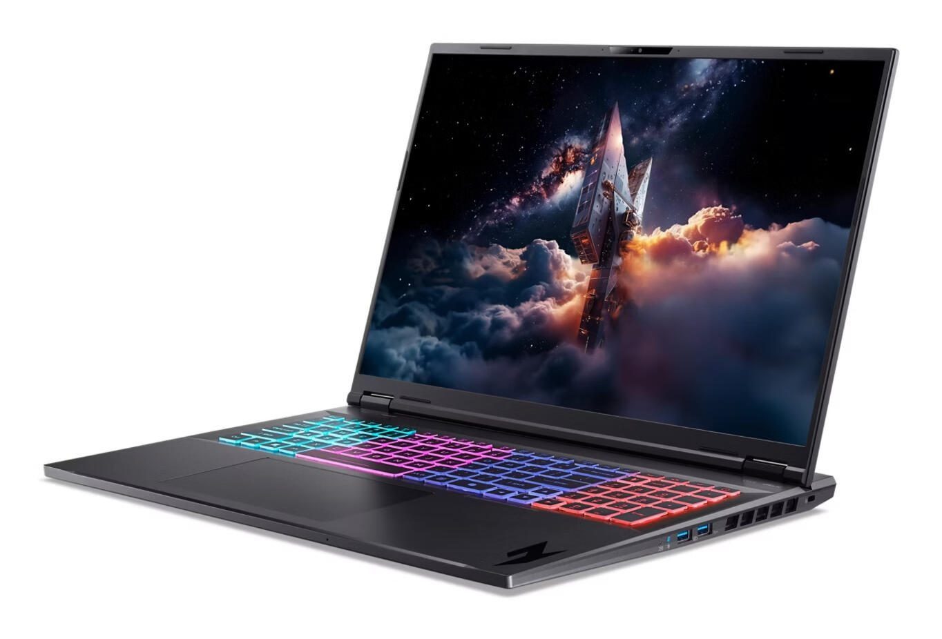 Acer Nitro 18 Gaming Laptop Ryzen AI 9 RTX 5060 32GB 1TB SSD Windows 11 Gaming-Notebook (45,7 cm/18 Zoll, AMD Ryzen AI 9 365, GeForce RTX 5060, 32 GB, 1000 GB SSD, Full HD Webcam, 2x USB-C, 3x USB-A, 1x HDMI, 1x Ethernet, Wi-Fi 6E)