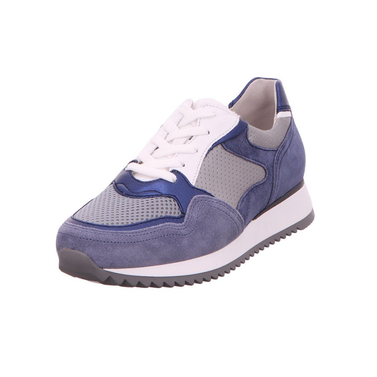 Freizeit Schnürer für Damen in blau Sneaker