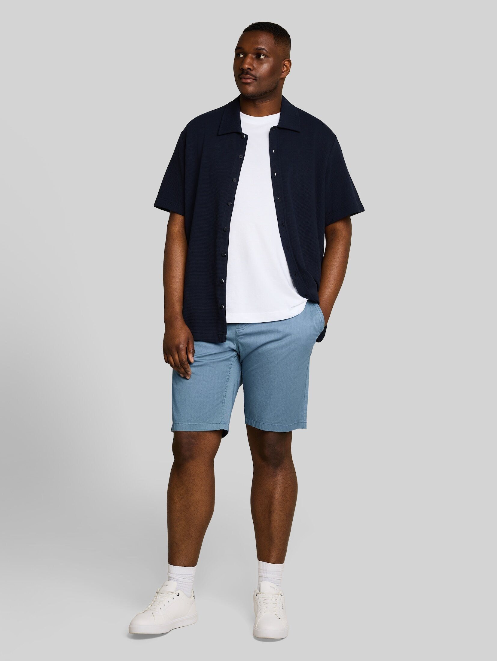 TOM TAILOR PLUS Shorts Hosen & Chino Plus Size - Slim Chino Shorts